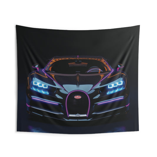 Indoor Wall Tapestries Hyper Bugatti Chiron 2