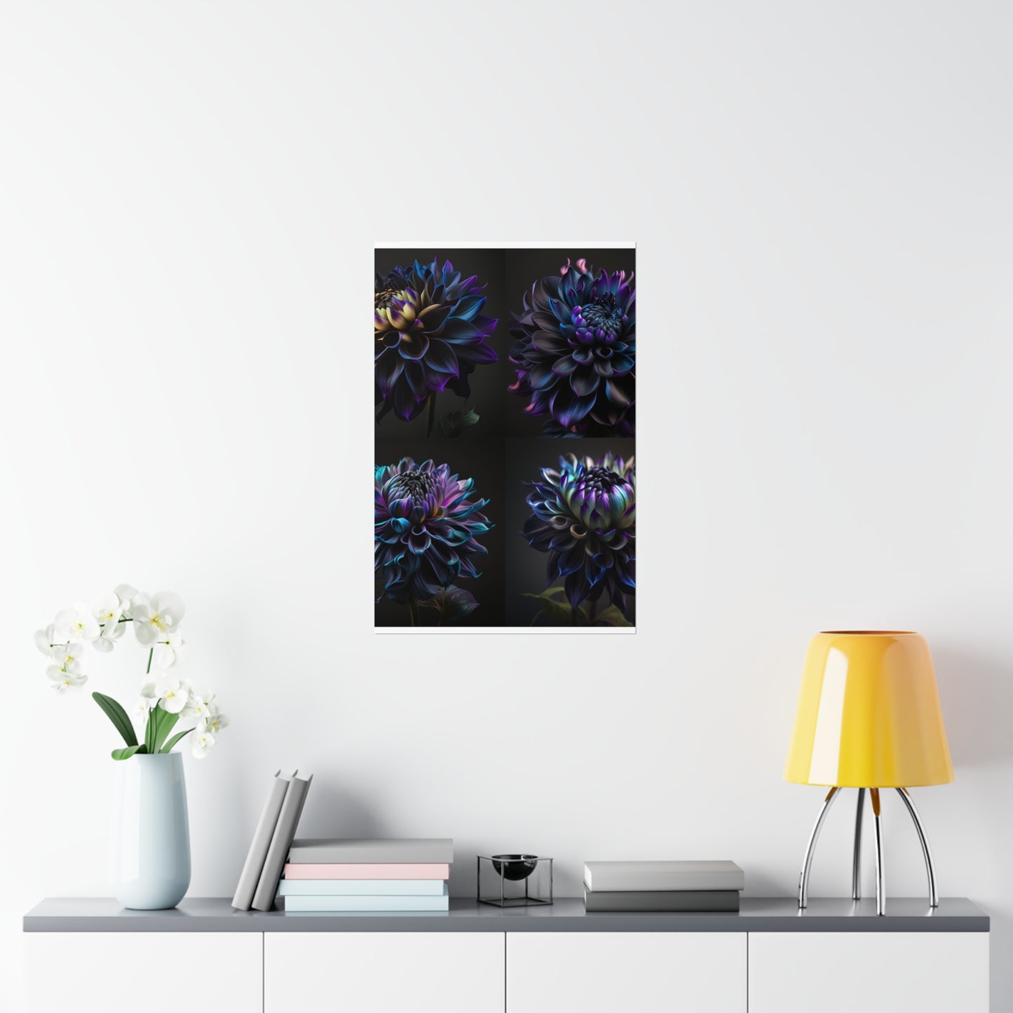 Premium Matte Vertical Posters Dahlia Purple 5