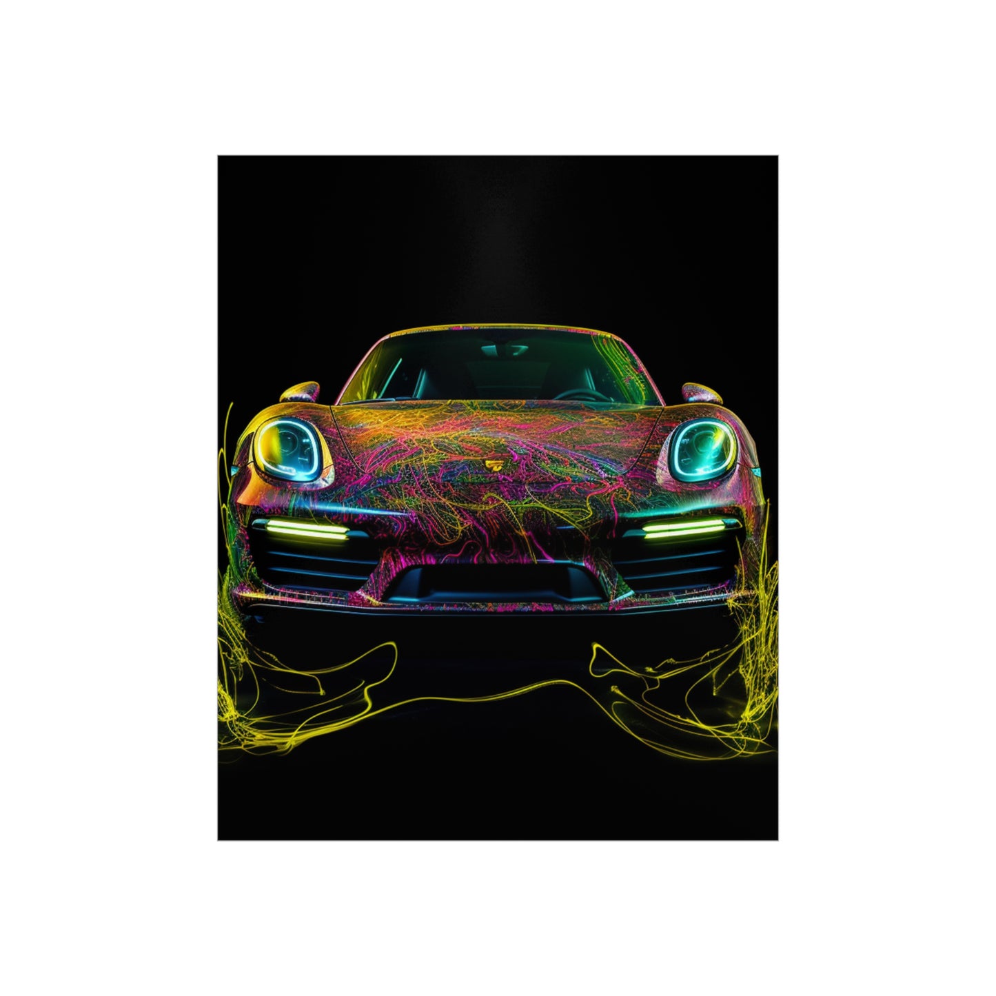 Premium Matte Vertical Posters Porsche Flair 2