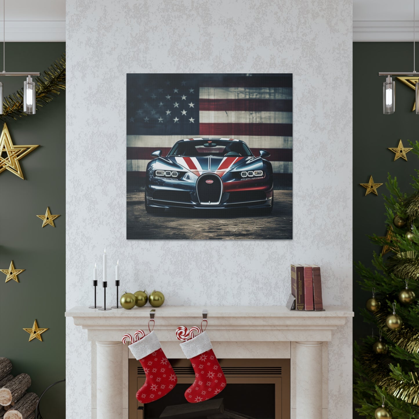 Canvas Gallery Wraps Bugatti Flag 2