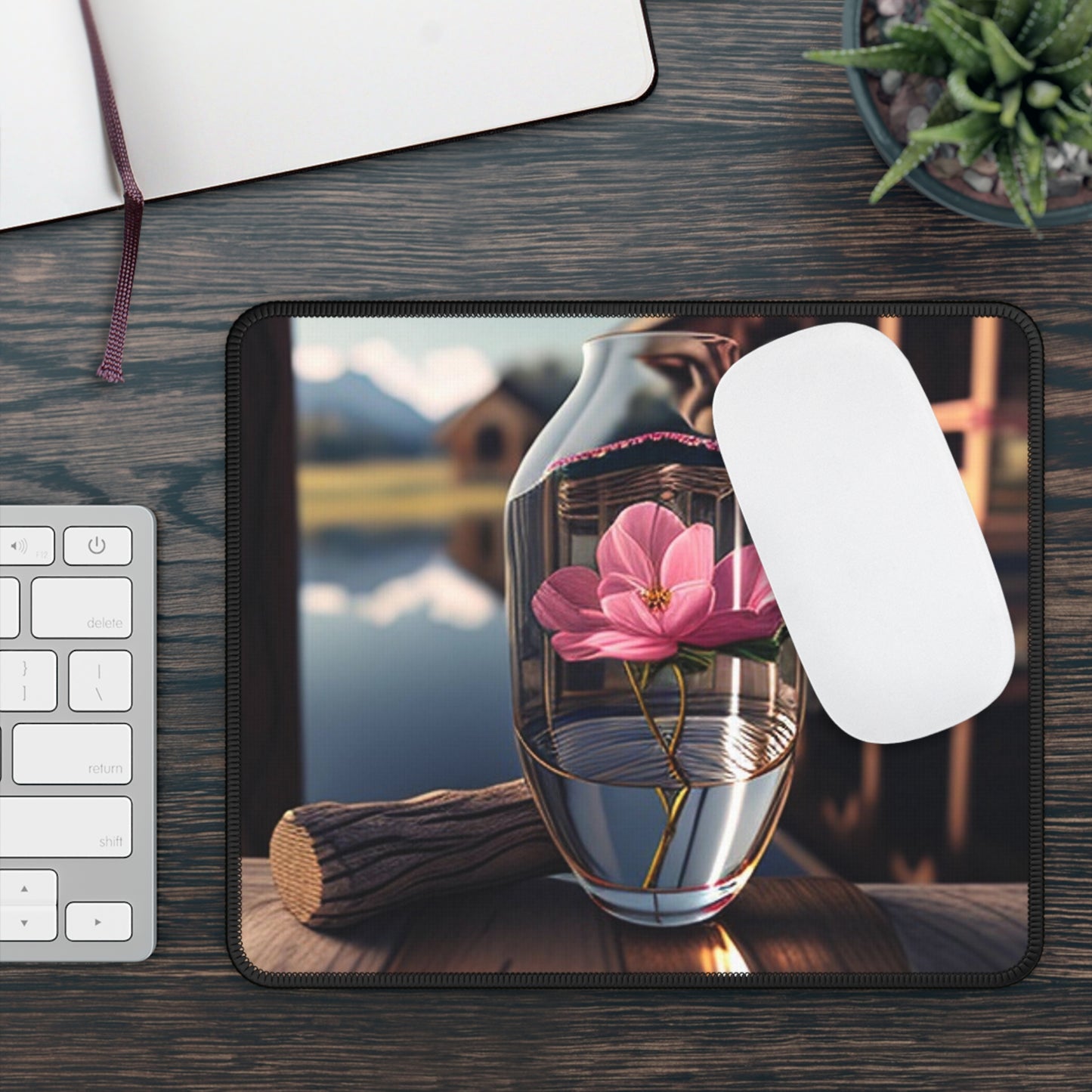 Gaming Mouse Pad  Pink Magnolia 4