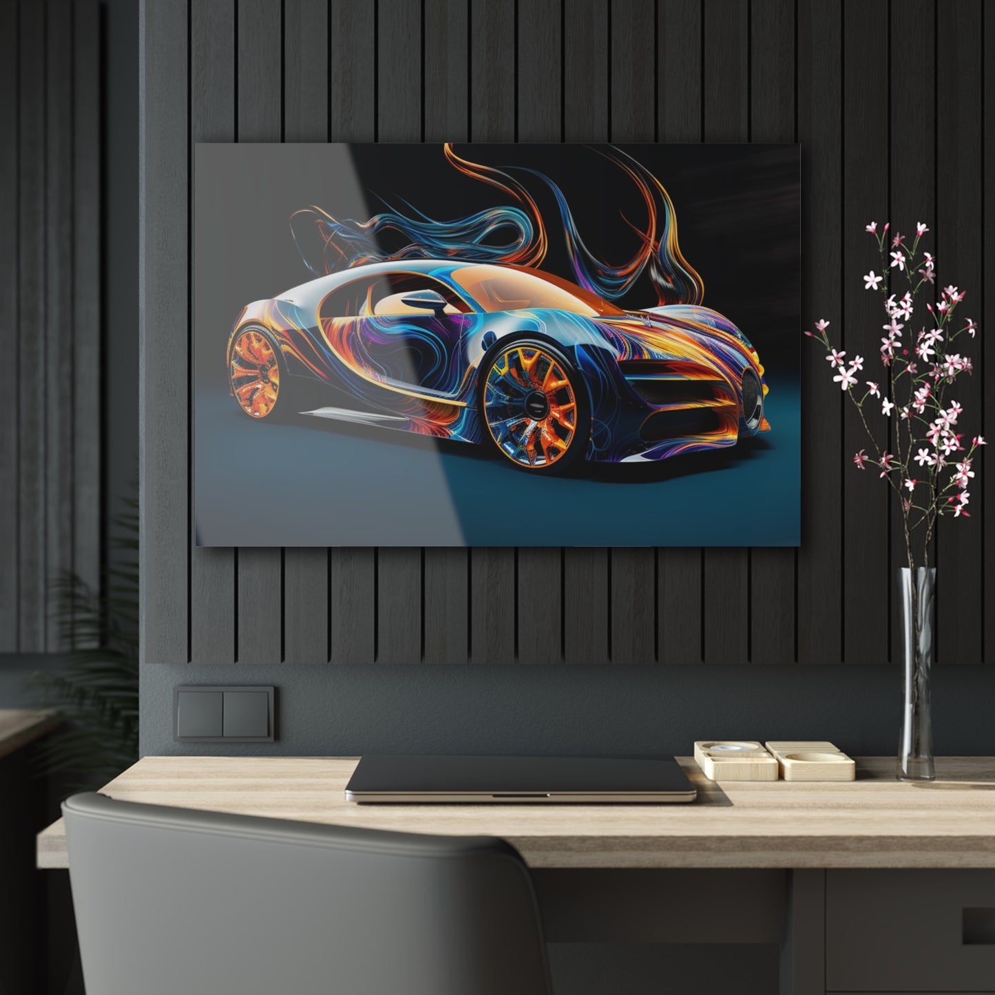 Acrylic Prints Bugatti Abstract Flair 2