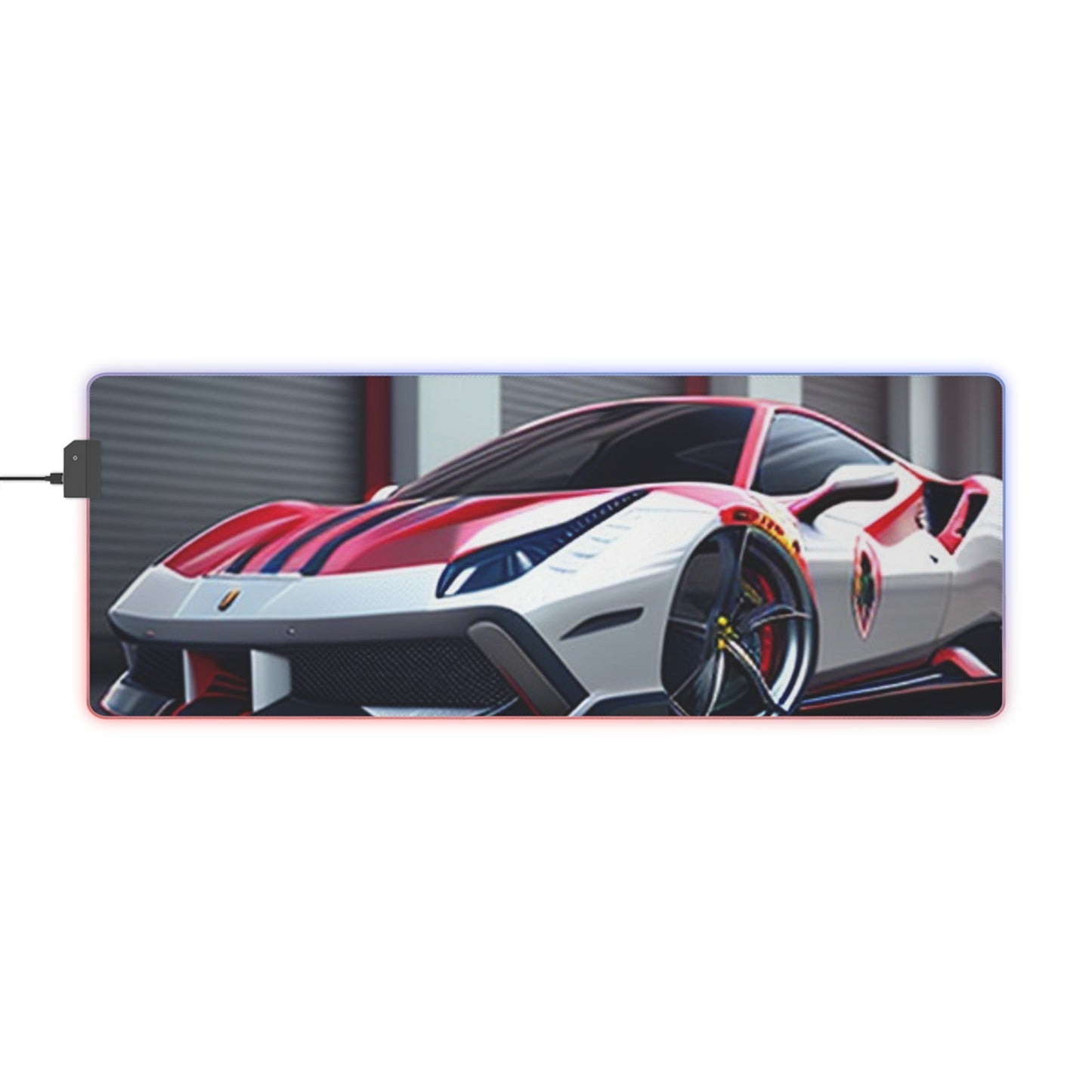 LED Gaming Mouse Pad Ferrari Hyper 3