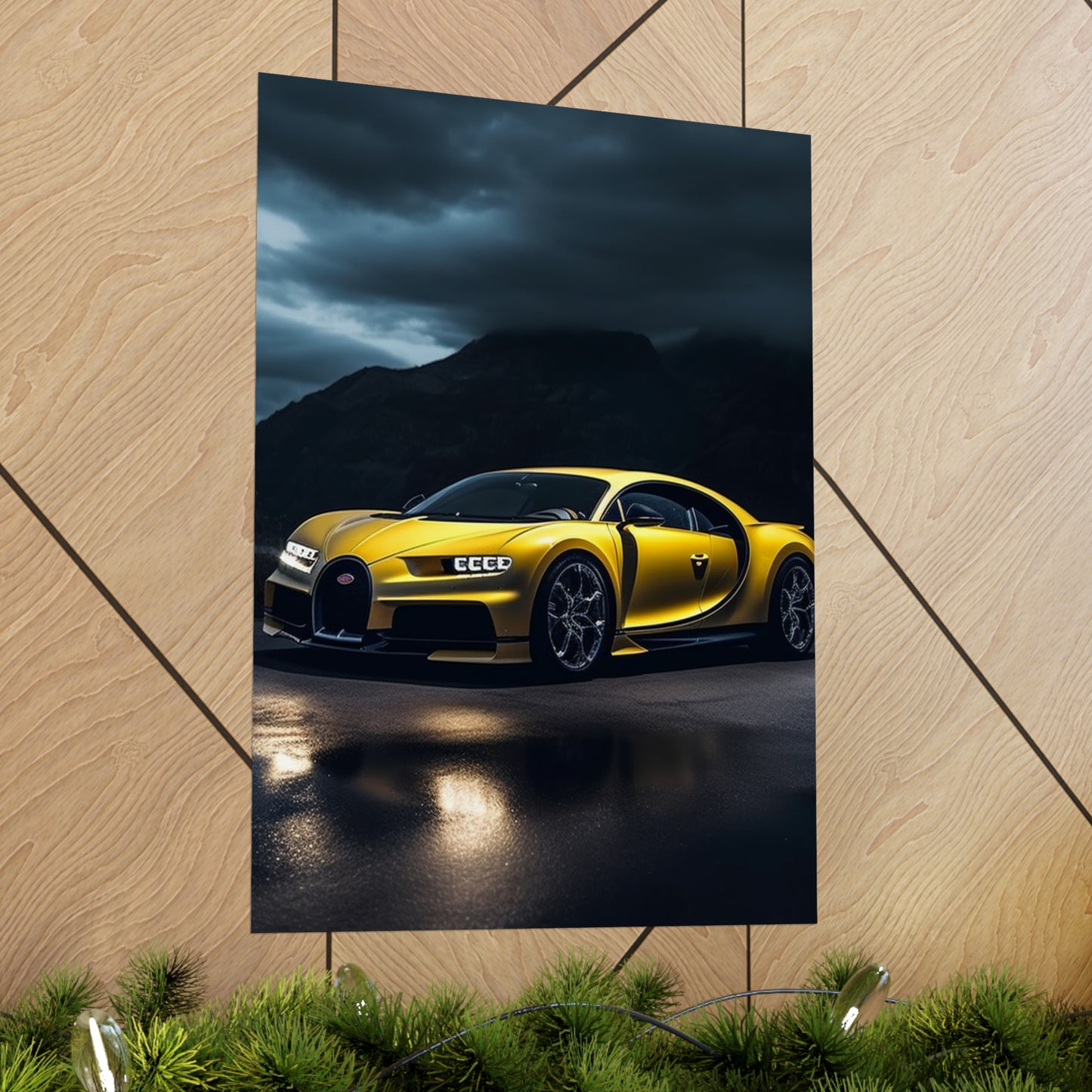 Premium Matte Vertical Posters Bugatti Real Look 4