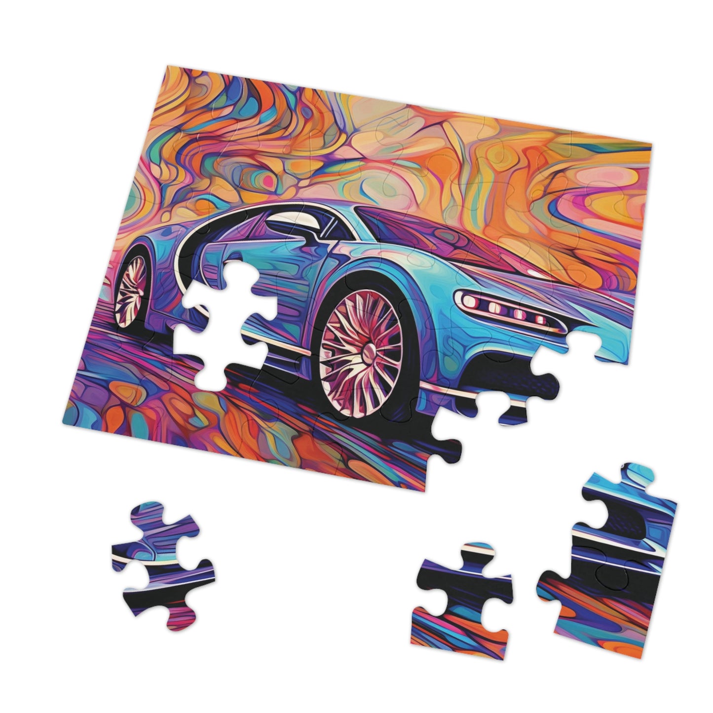 Jigsaw Puzzle (30, 110, 252, 500,1000-Piece) Bugatti Abstract Concept 3