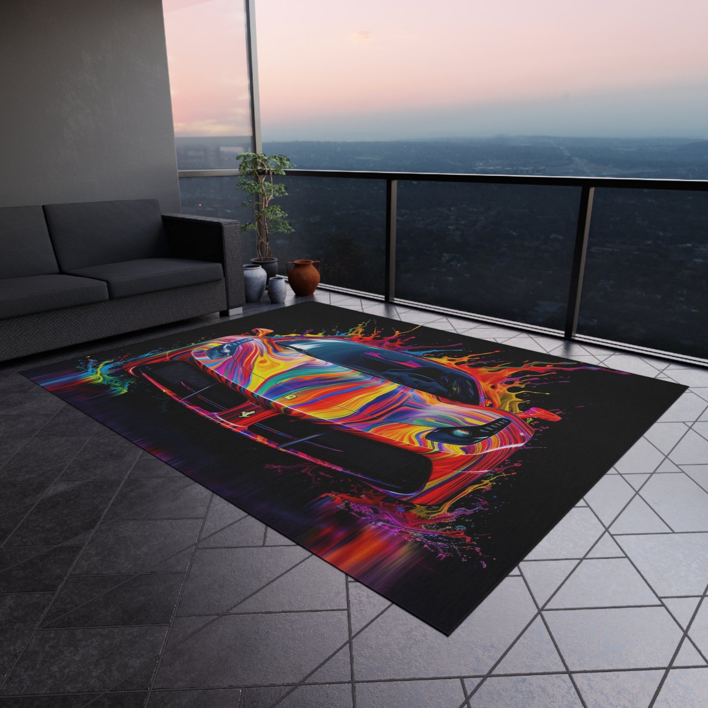 Outdoor Rug  Ferrari Fusion Water 4