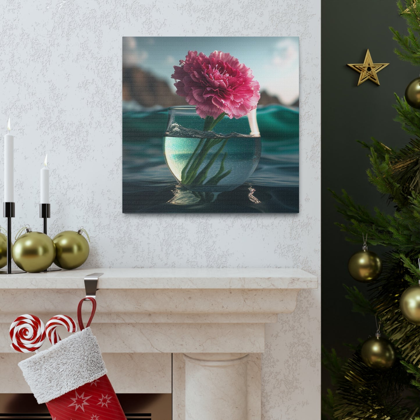 Canvas Gallery Wraps Carnation 1