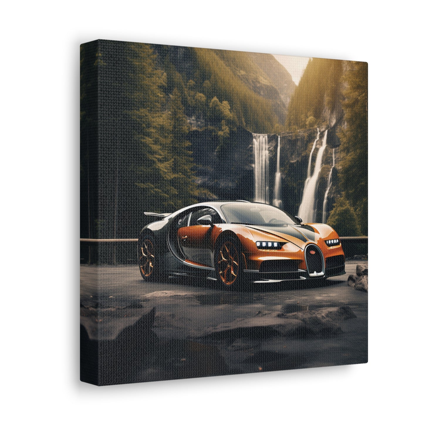 Canvas Gallery Wraps Bugatti Waterfall 3