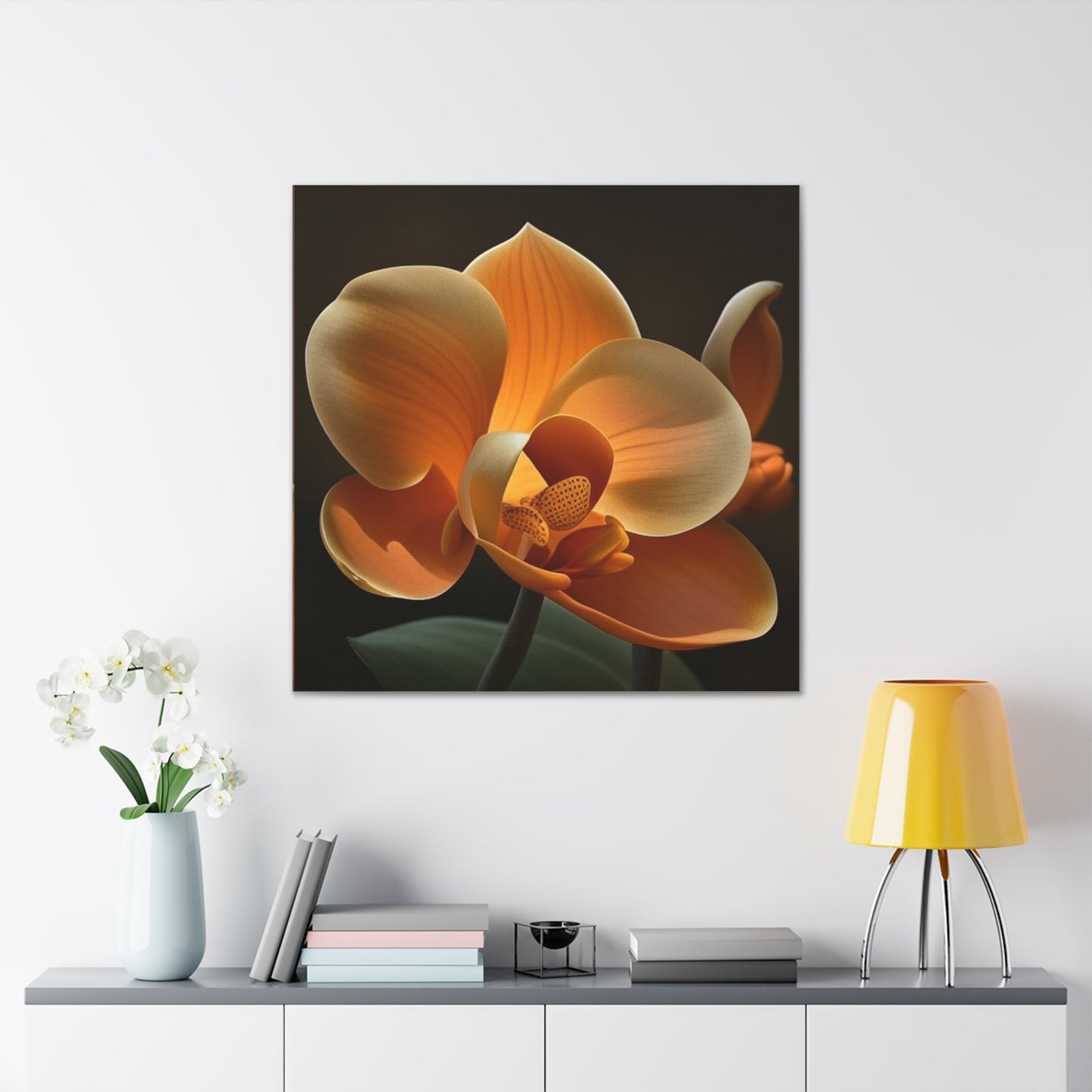 Canvas Gallery Wraps Orange Orchid 4