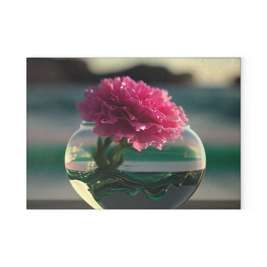 Glass Cutting Board Carnation 3