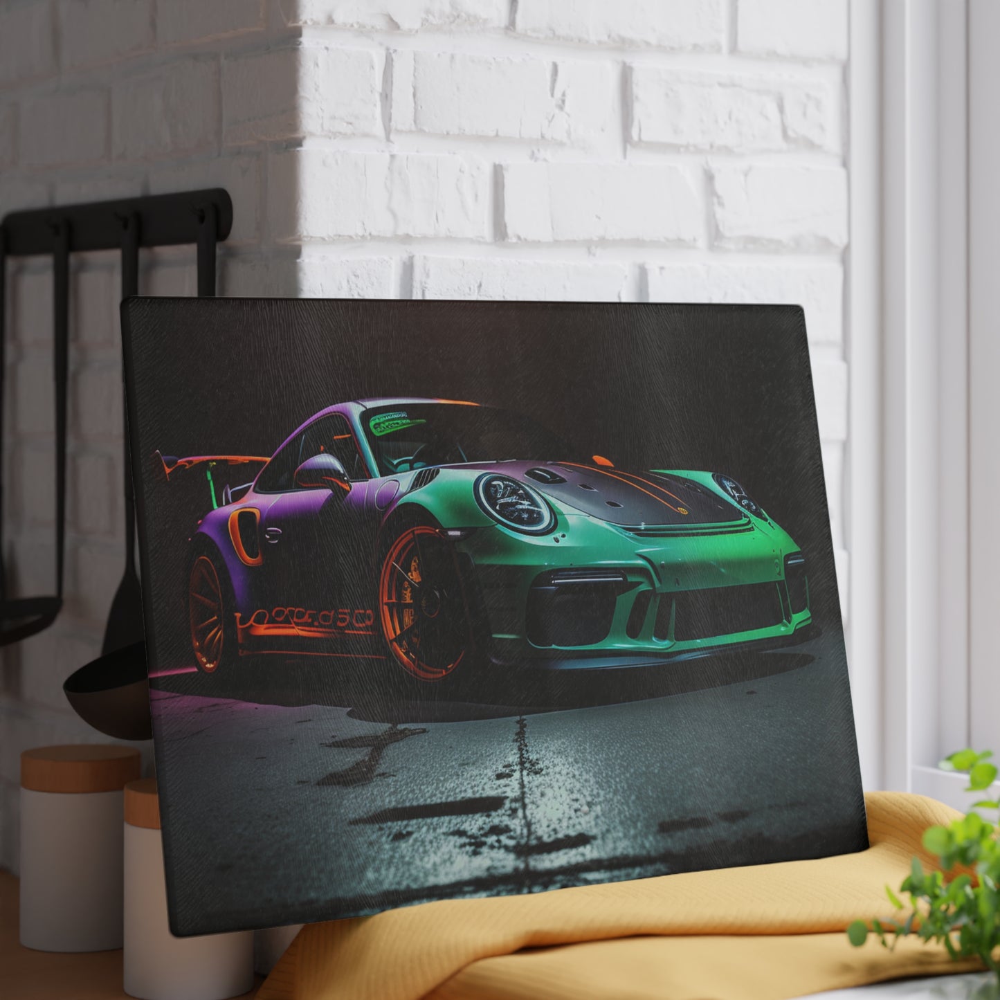 Glass Cutting Board Porsche Color 4