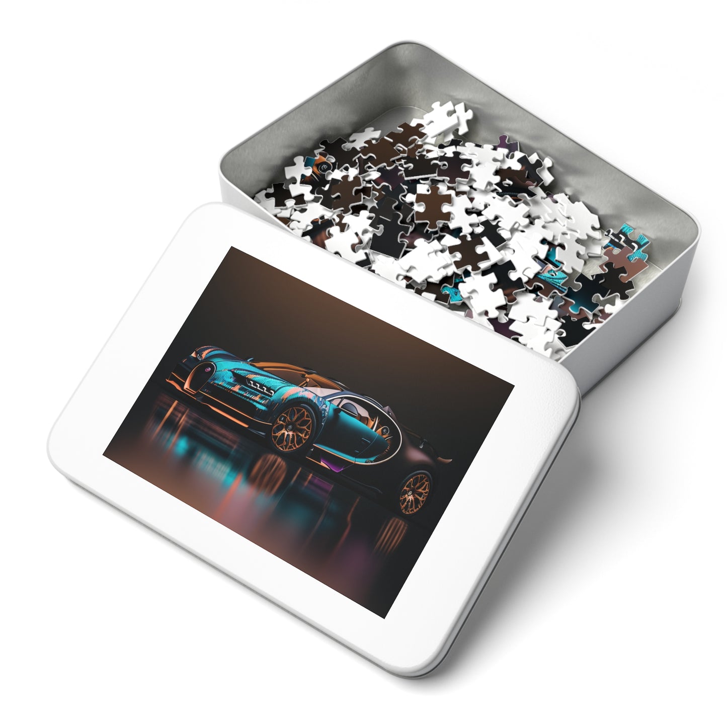Jigsaw Puzzle (30, 110, 252, 500,1000-Piece) Bugatti Blue 2