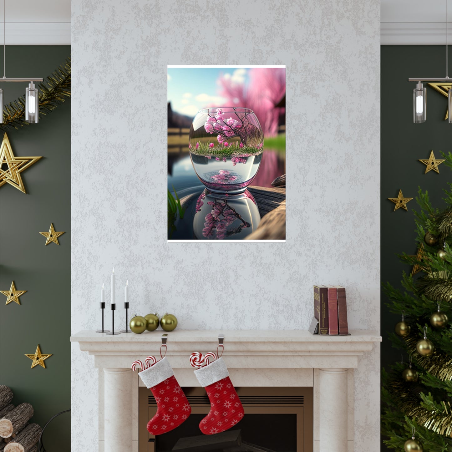 Premium Matte Vertical Posters Cherry Blossom 2