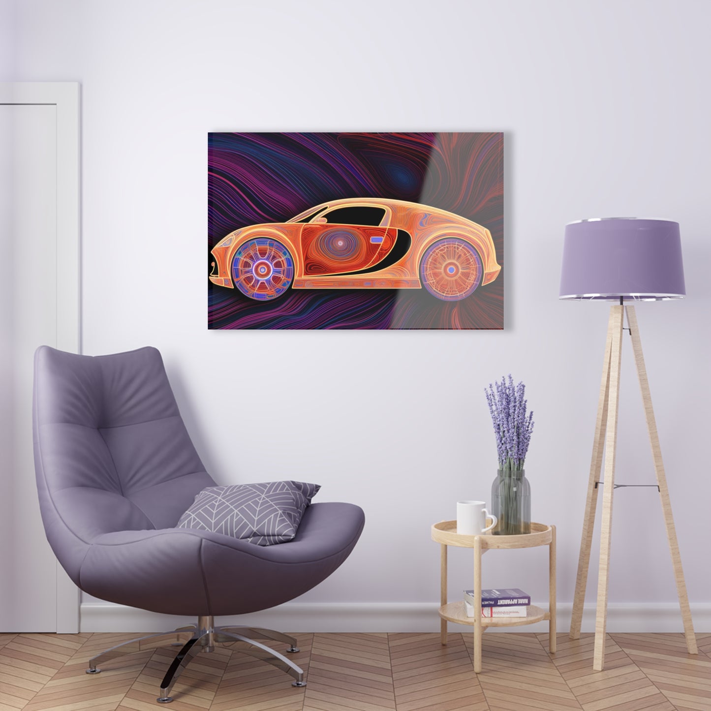 Acrylic Prints Bugatti Abstract Concept 2