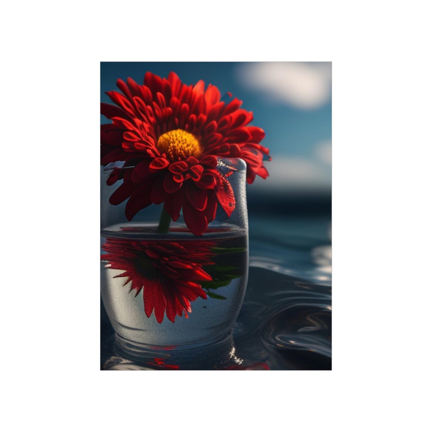 Premium Matte Vertical Posters Chrysanthemum 3