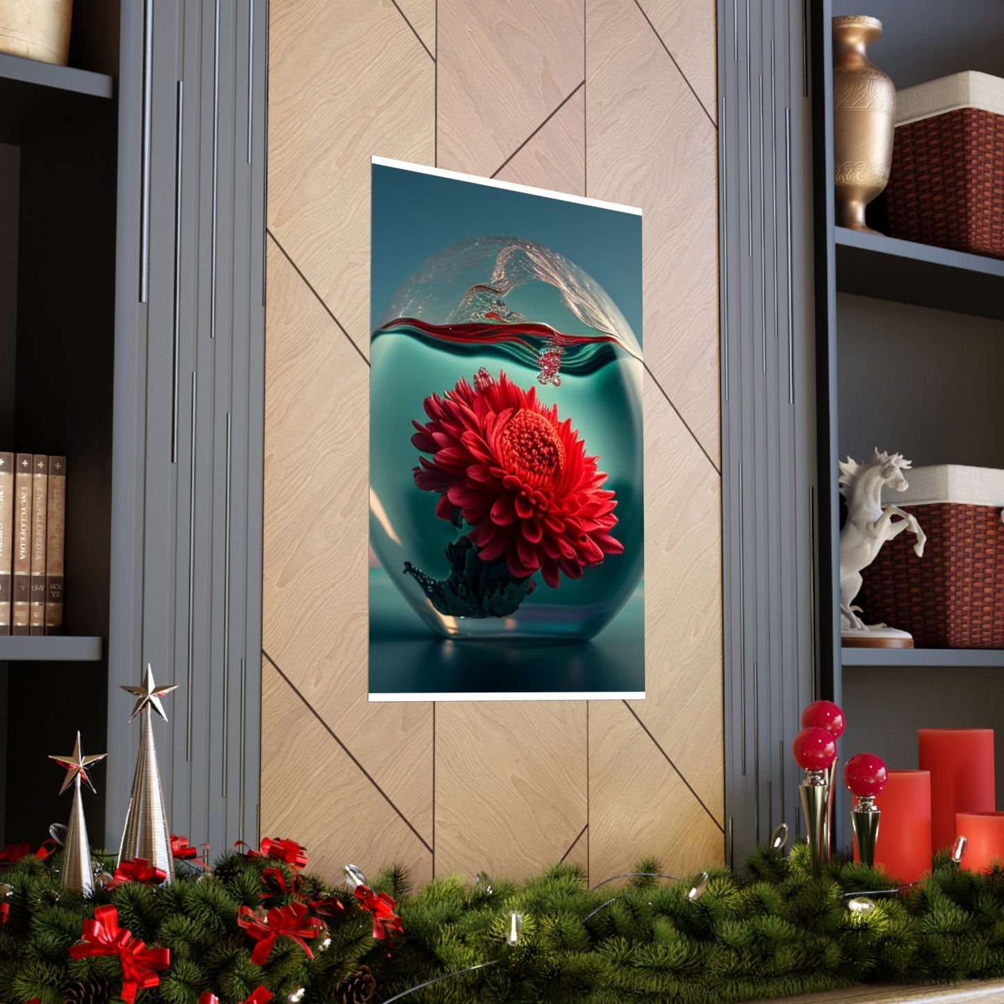 Premium Matte Vertical Posters Chrysanthemum 4