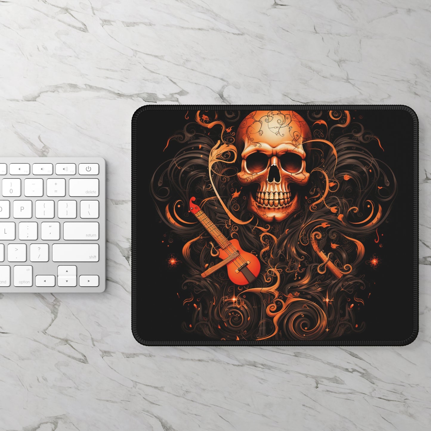 Gaming Mouse Pad  Skull Treble Clef 4