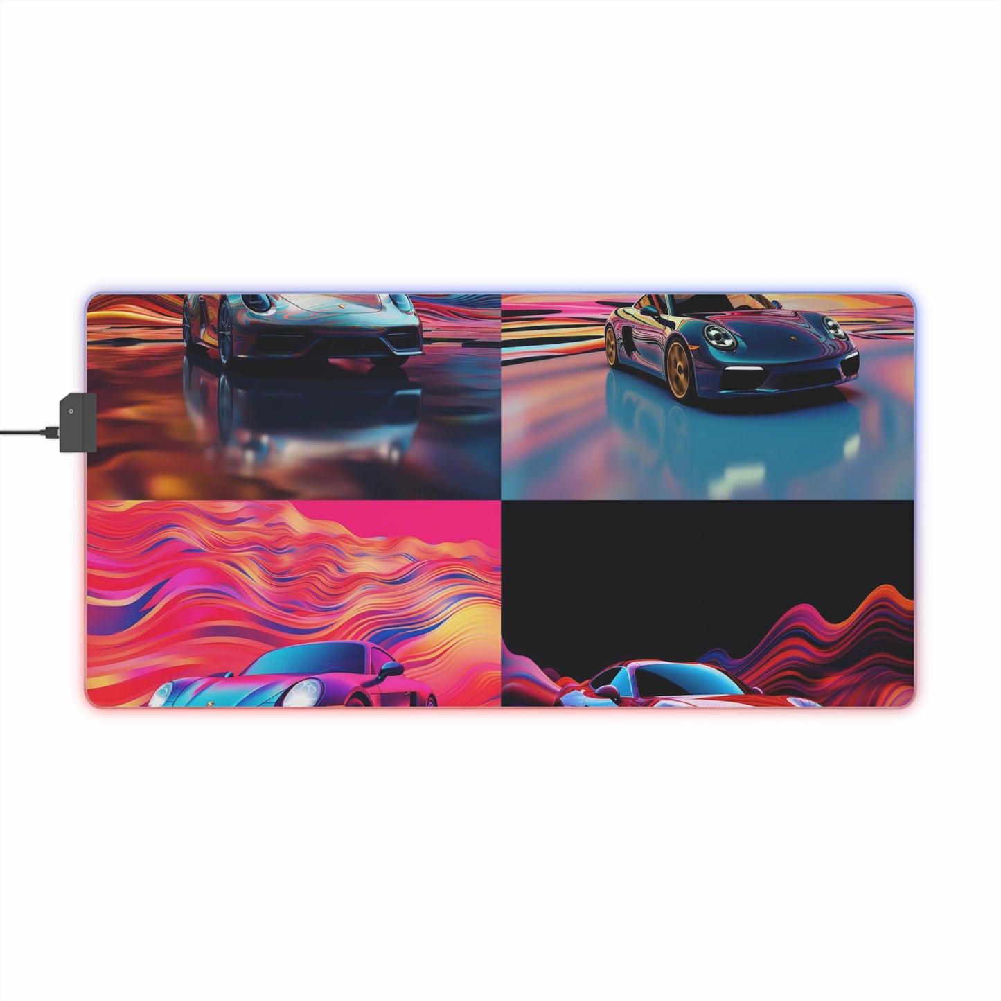 LED Gaming Mouse Pad Porsche Water Fusion 5