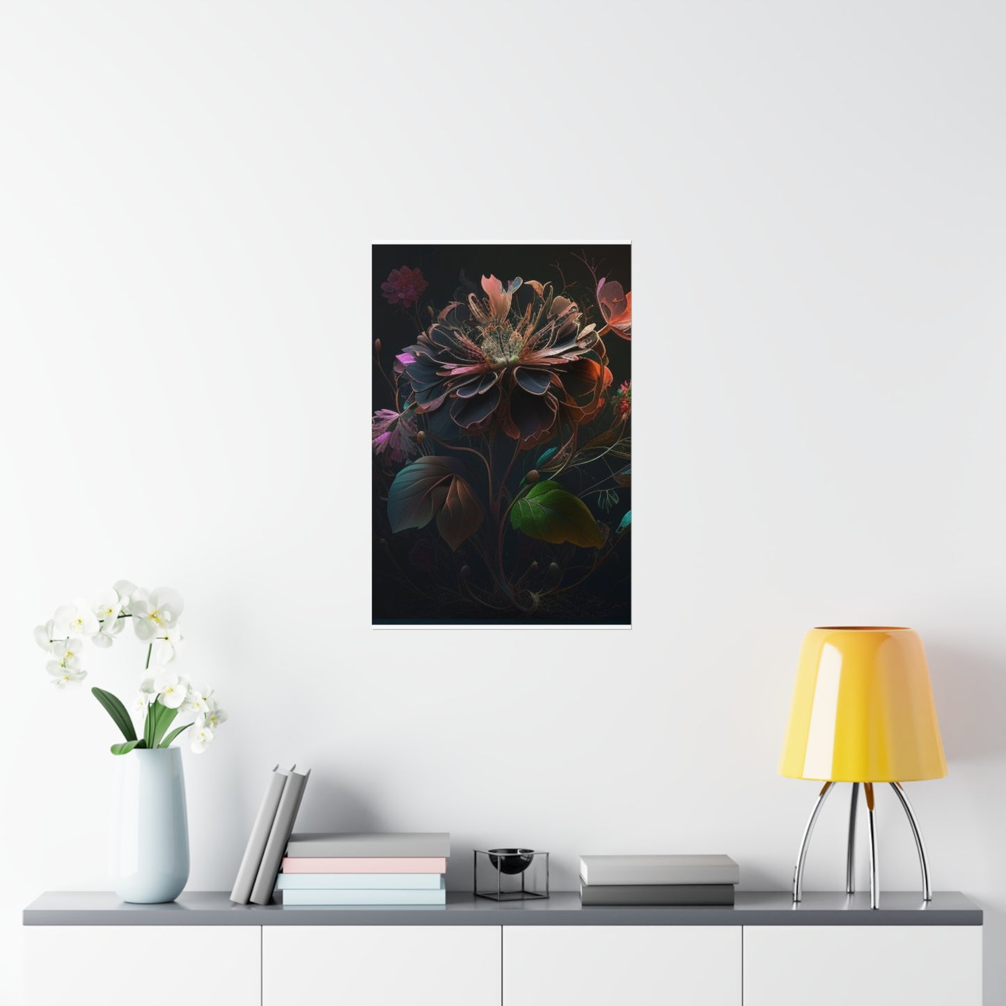 Premium Matte Vertical Posters Flower Arangment 2