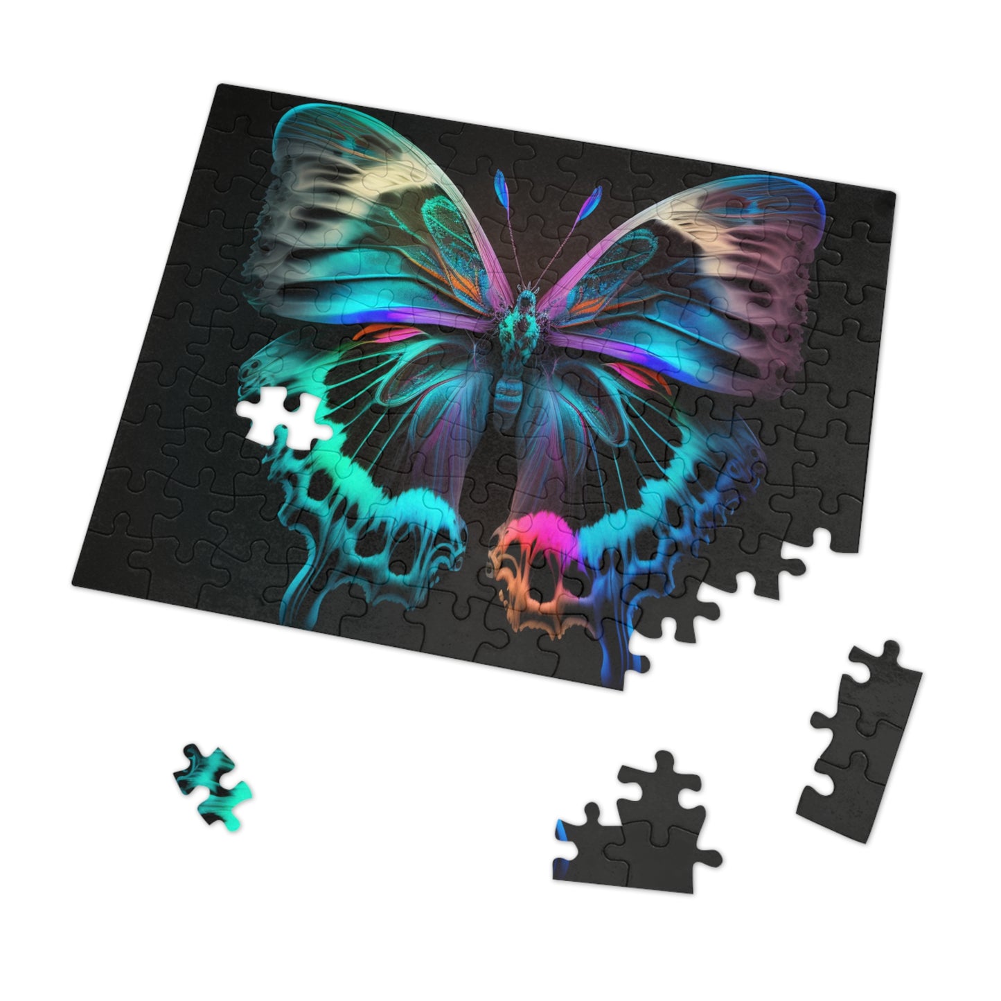 Jigsaw Puzzle (30, 110, 252, 500,1000-Piece) Raw Florescent Glow 2
