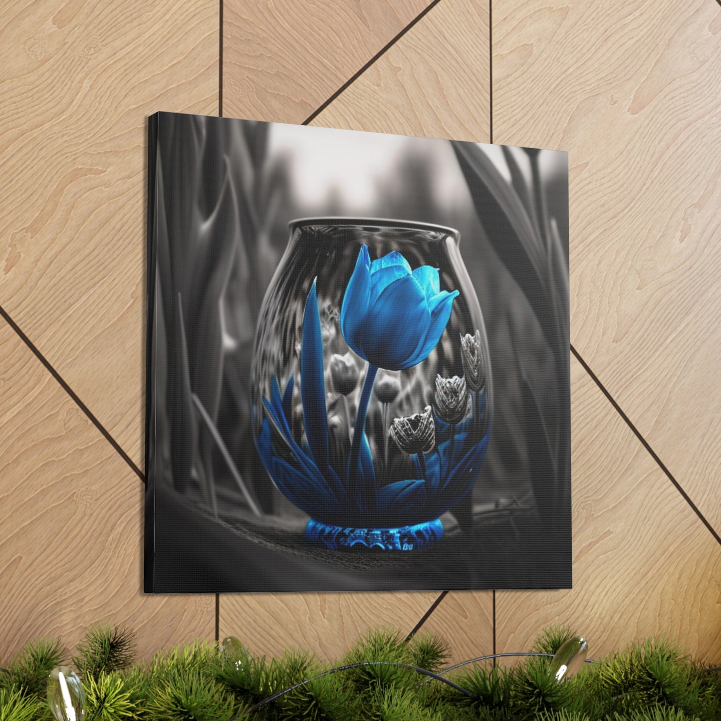 Canvas Gallery Wraps Tulip Blue 4