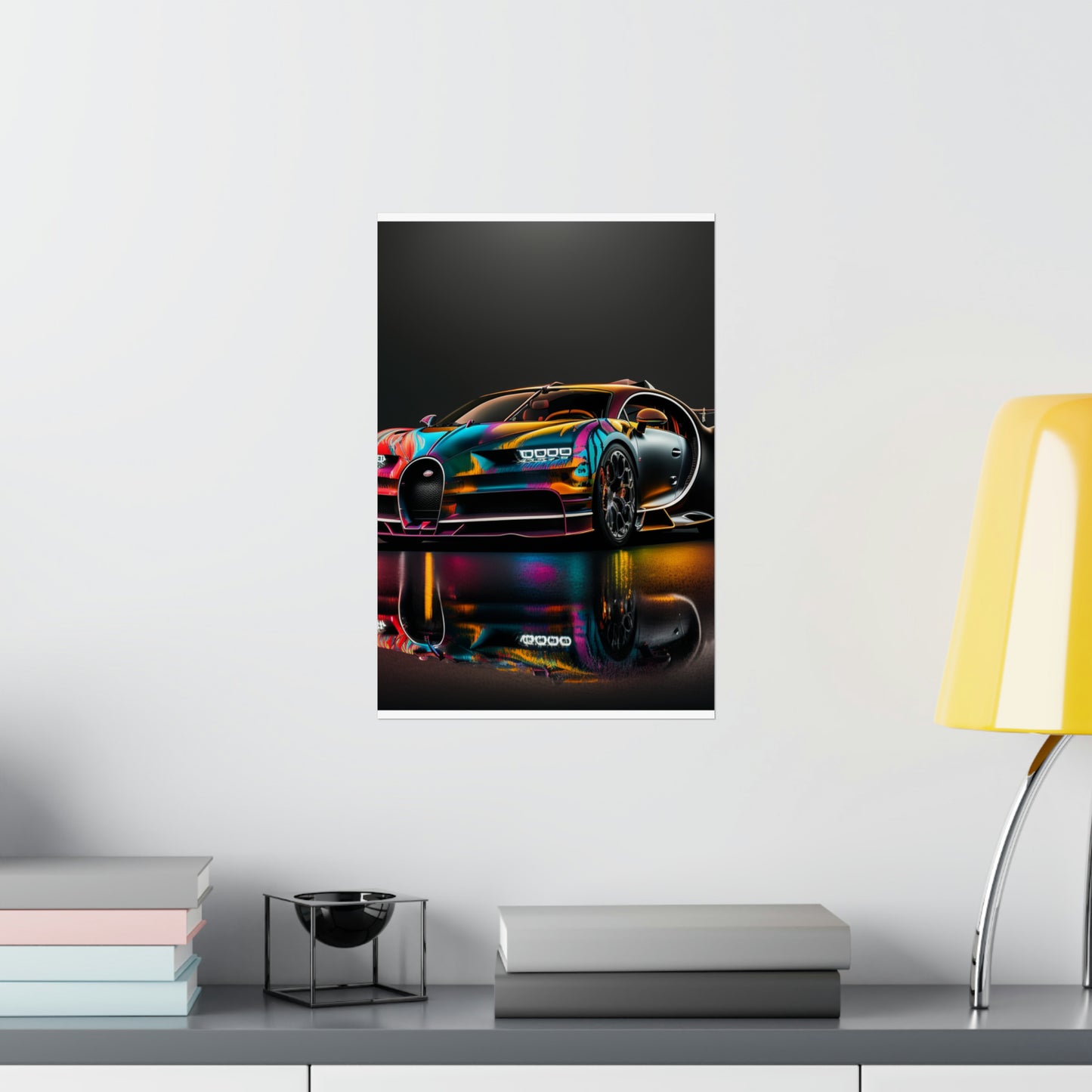 Premium Matte Vertical Posters Bugatti Chiron Super 2