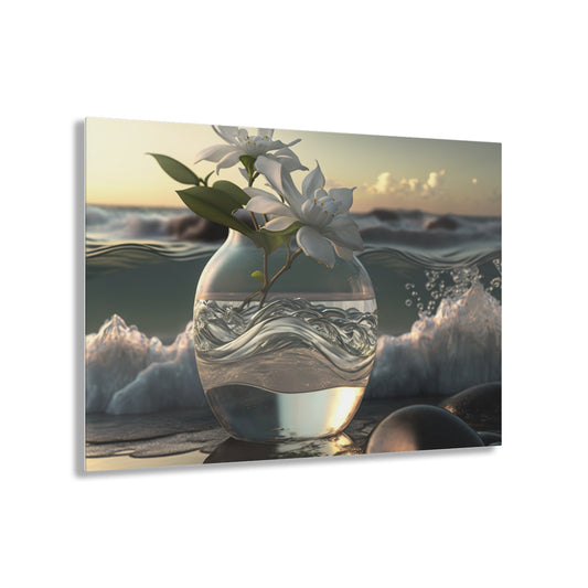 Acrylic Prints Jasmine glass vase 2