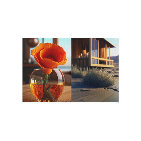 Outdoor Rug  Poppy in a Glass Vase 3