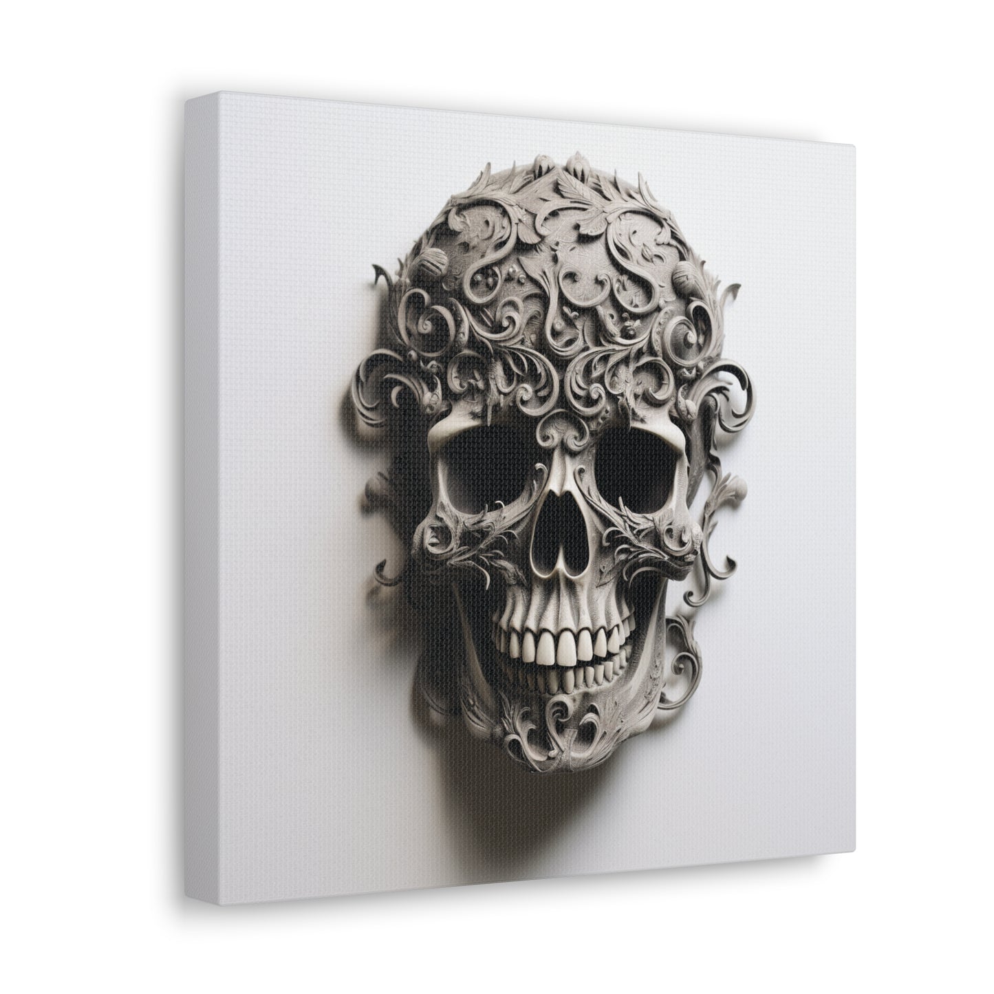 Canvas Gallery Wraps Skull Treble Clef 2