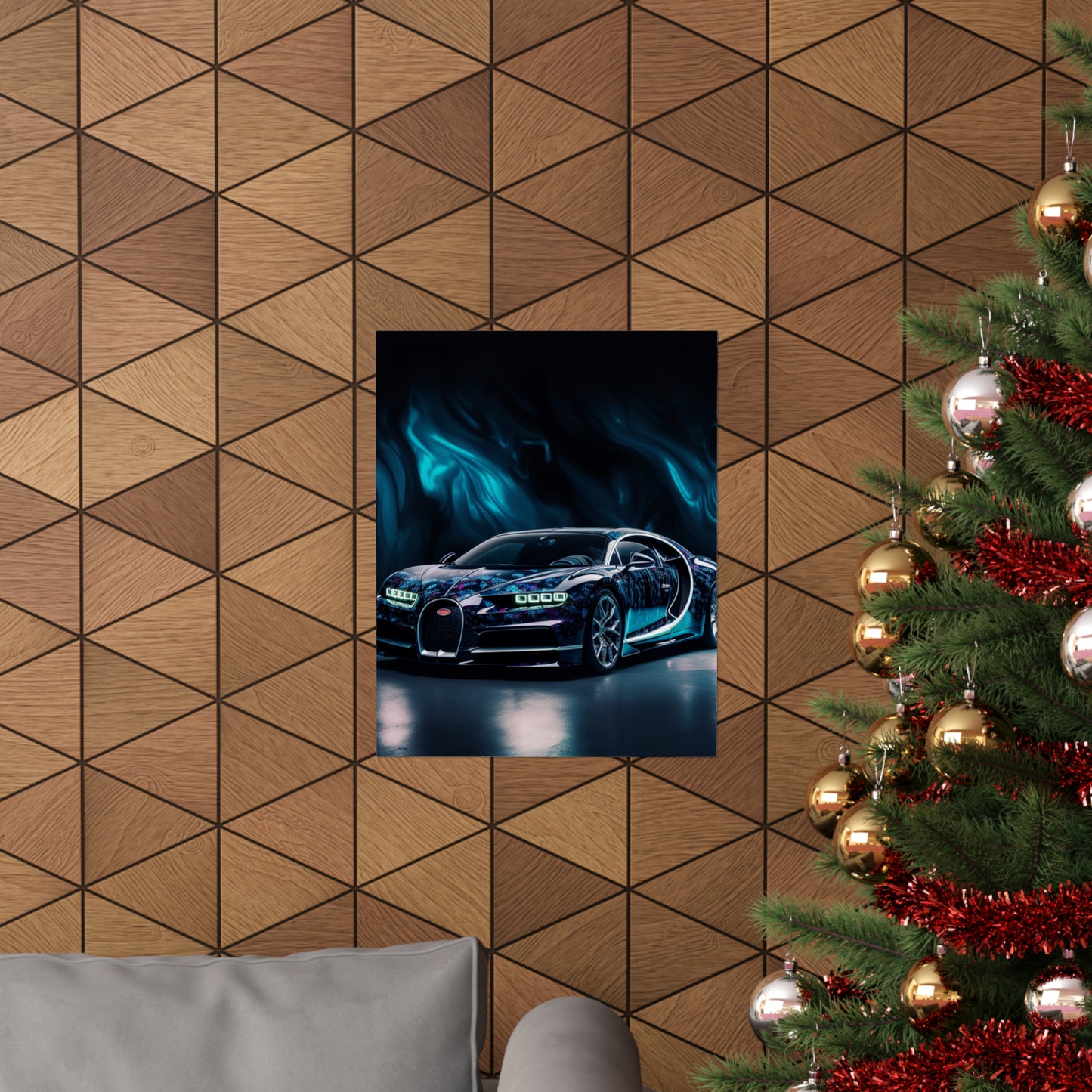 Premium Matte Vertical Posters Hyper Bugatti 1