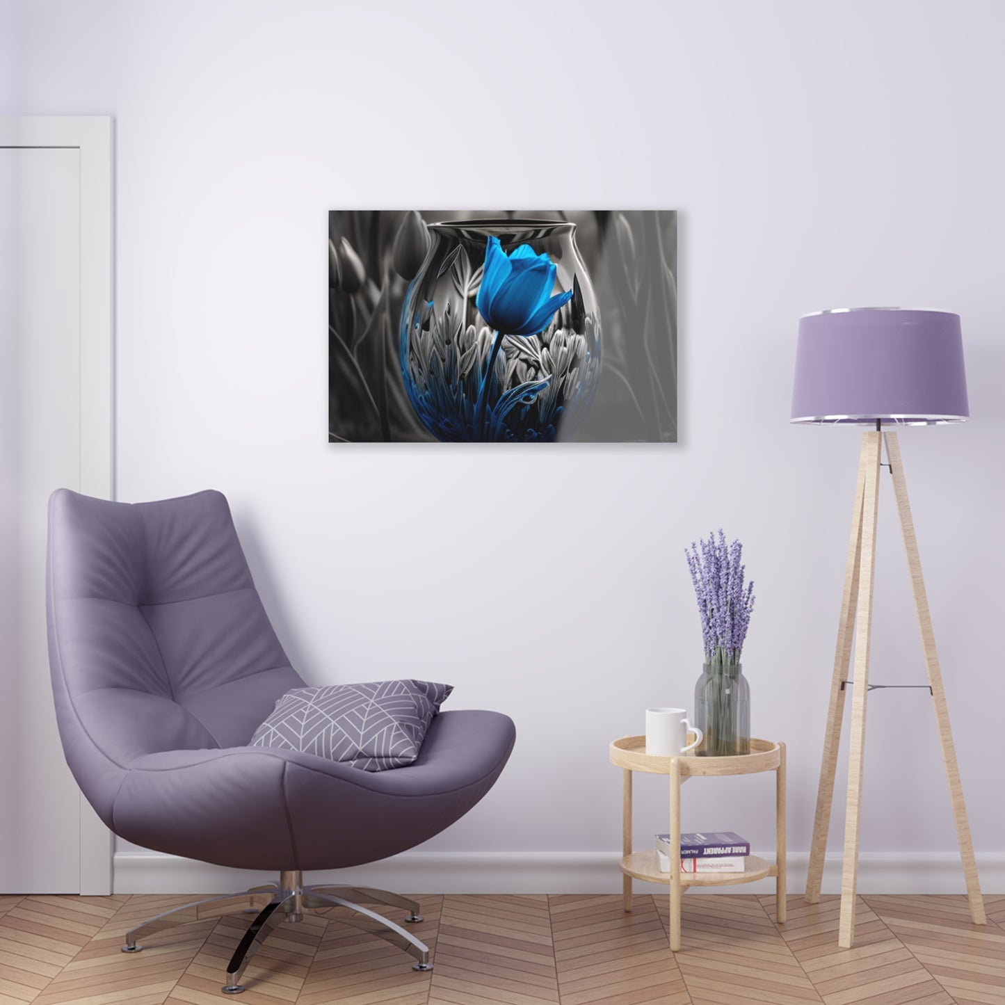 Acrylic Prints Tulip Blue 1