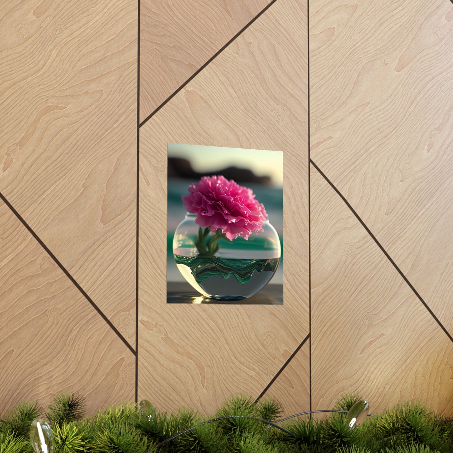 Premium Matte Vertical Posters Carnation 3