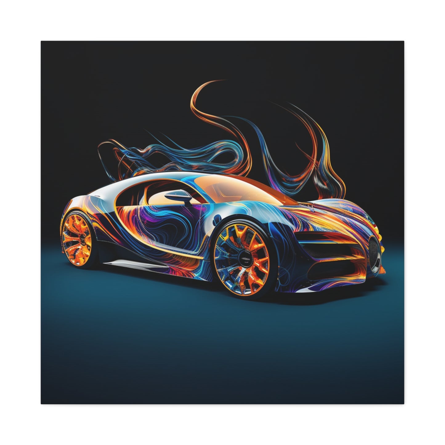 Canvas Gallery Wraps Bugatti Abstract Flair 2