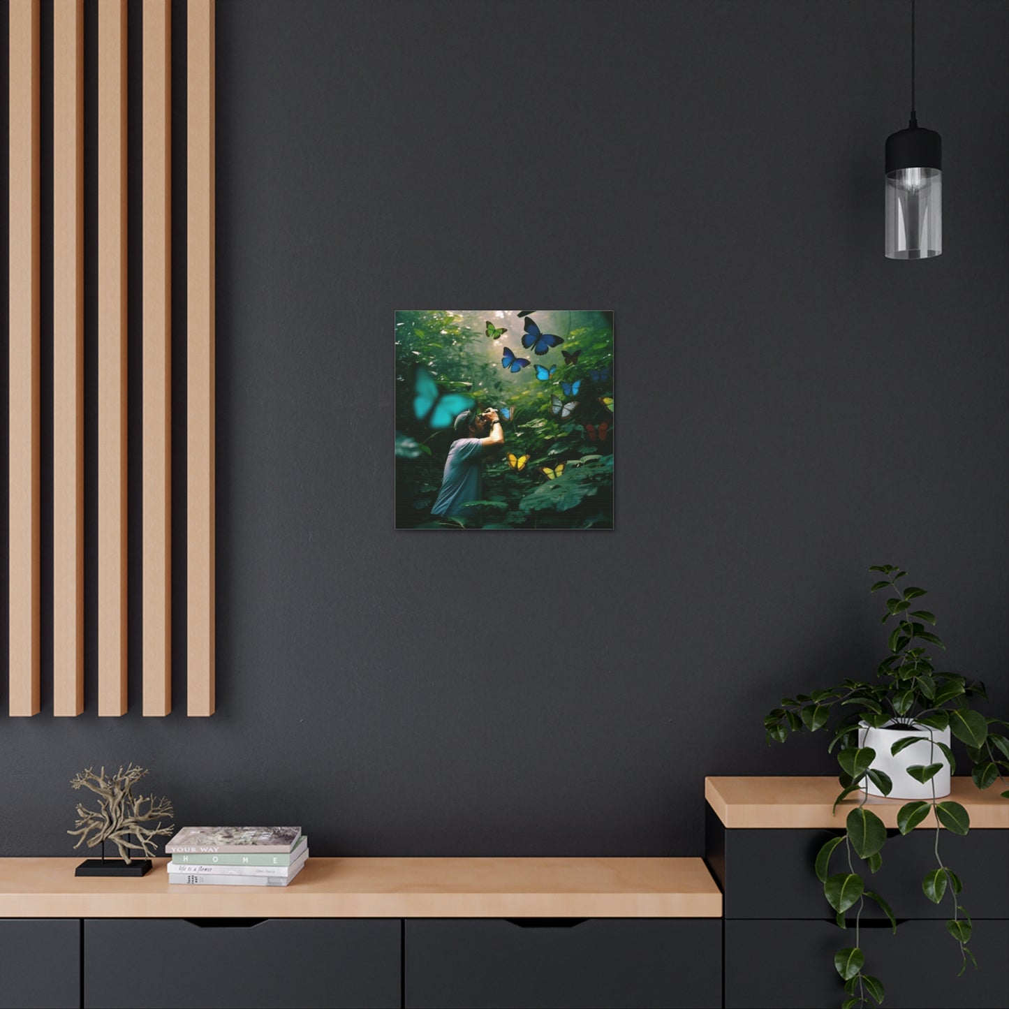 Canvas Gallery Wraps Jungle Butterfly 1