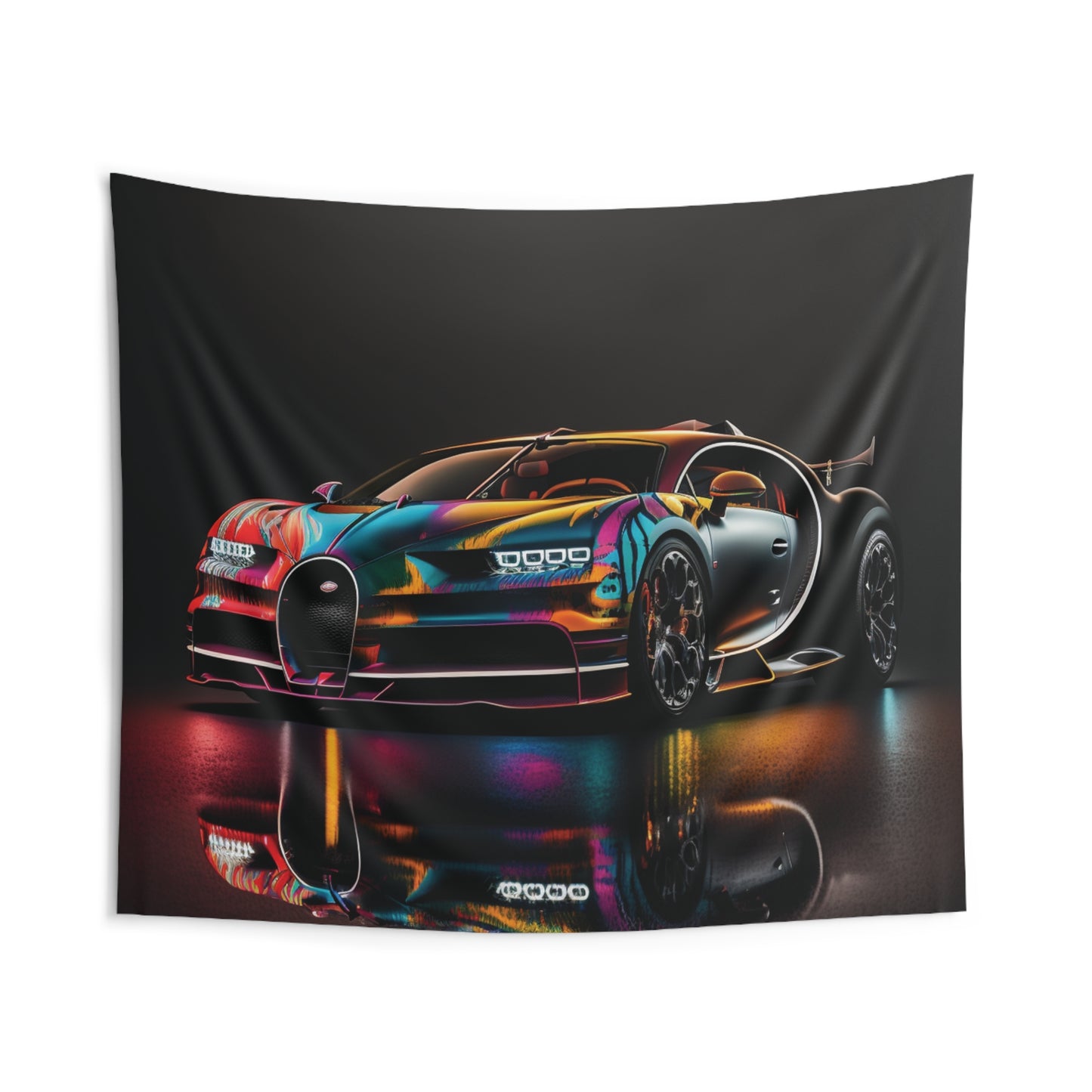 Indoor Wall Tapestries Bugatti Chiron Super 2