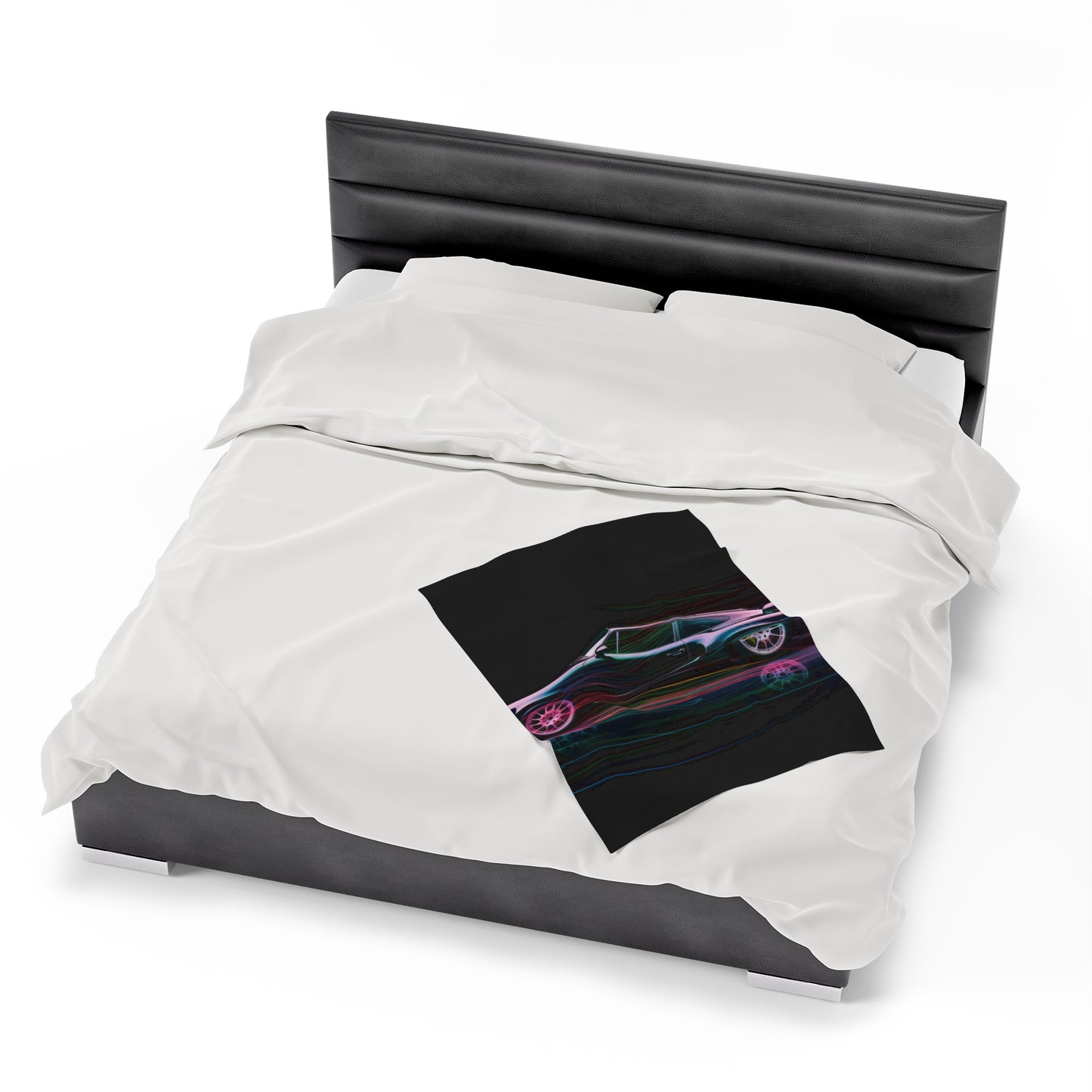 Velveteen Plush Blanket Porsche 933 1