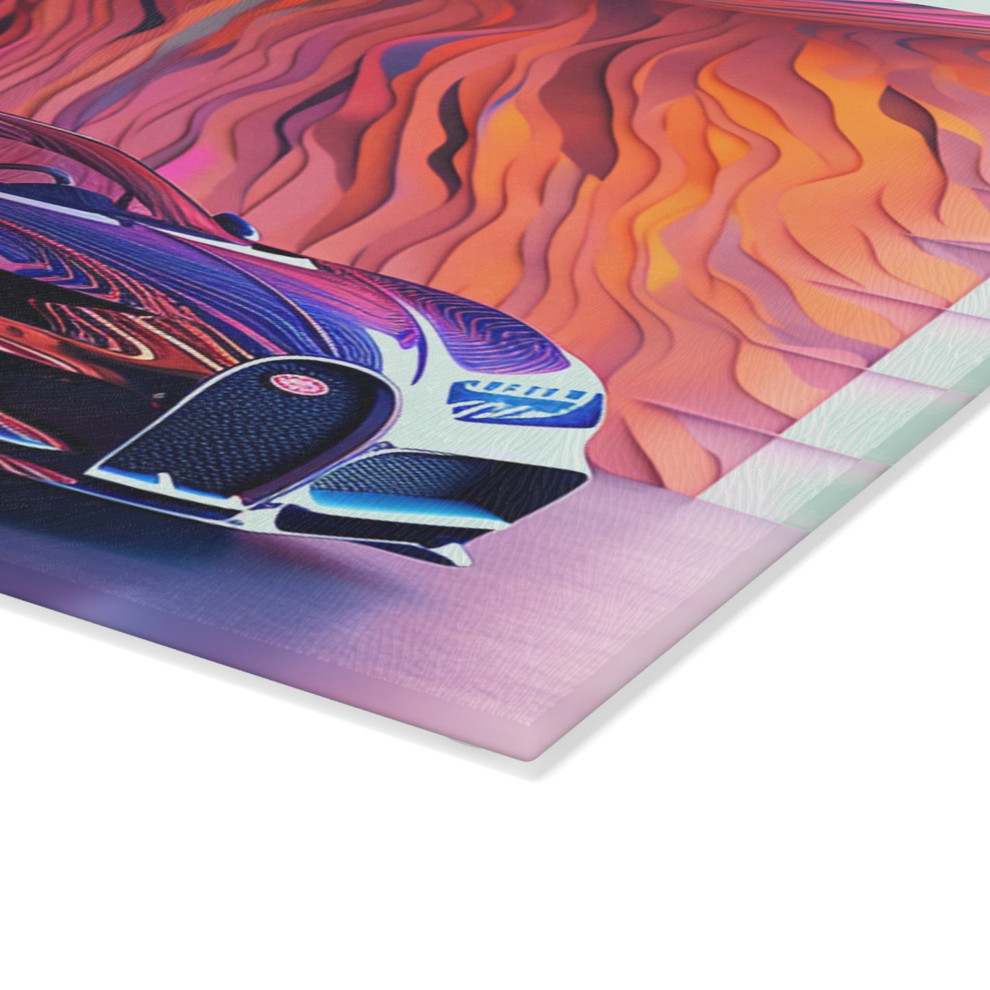 Glass Cutting Board Bugatti Abstract Flair 4