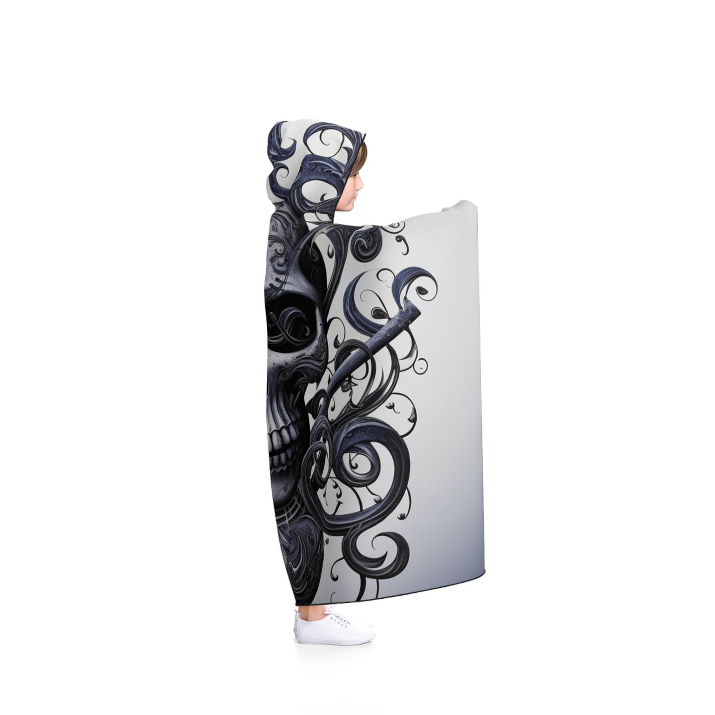 Hooded Blanket Skull Treble Clef 1