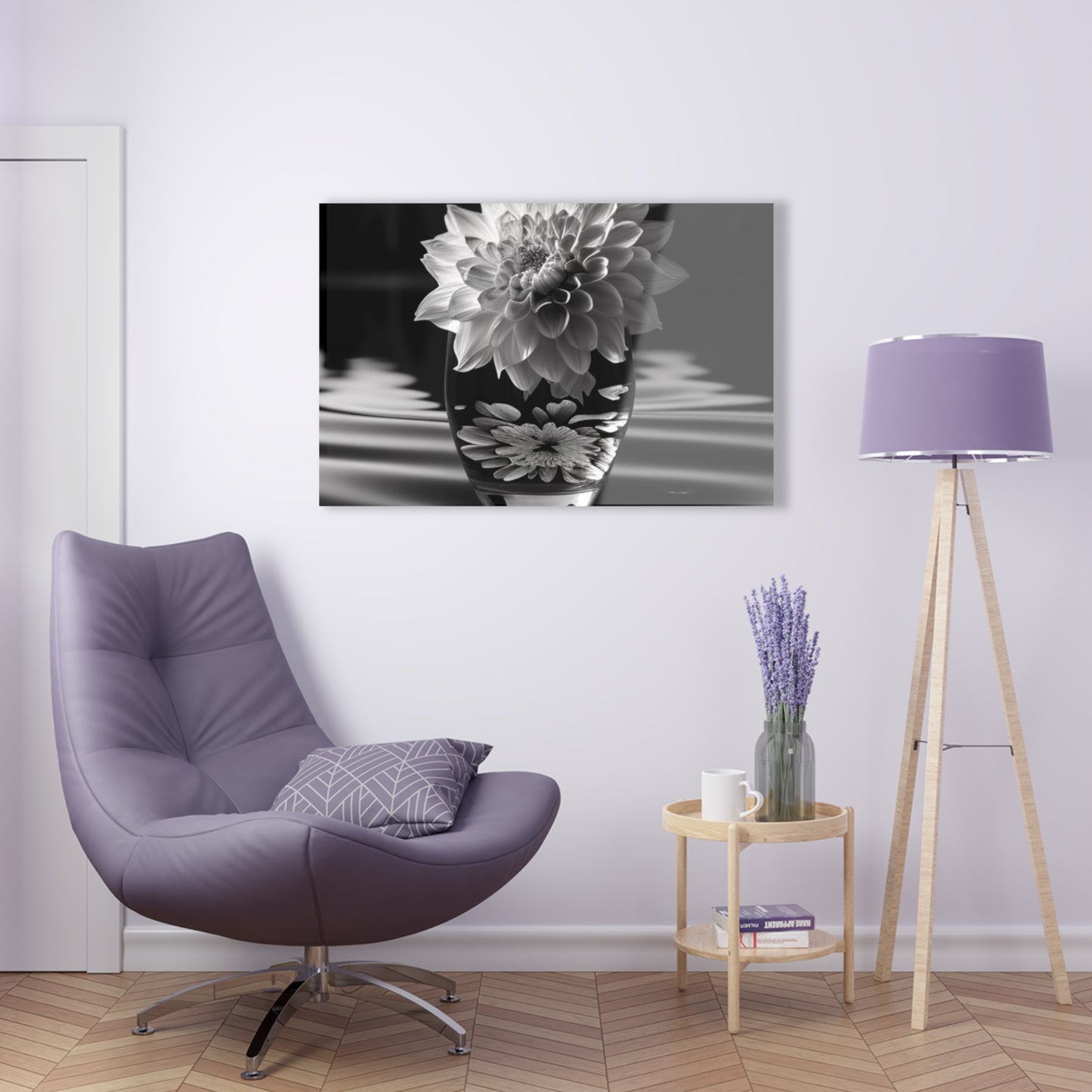 Acrylic Prints White Dahlia 4