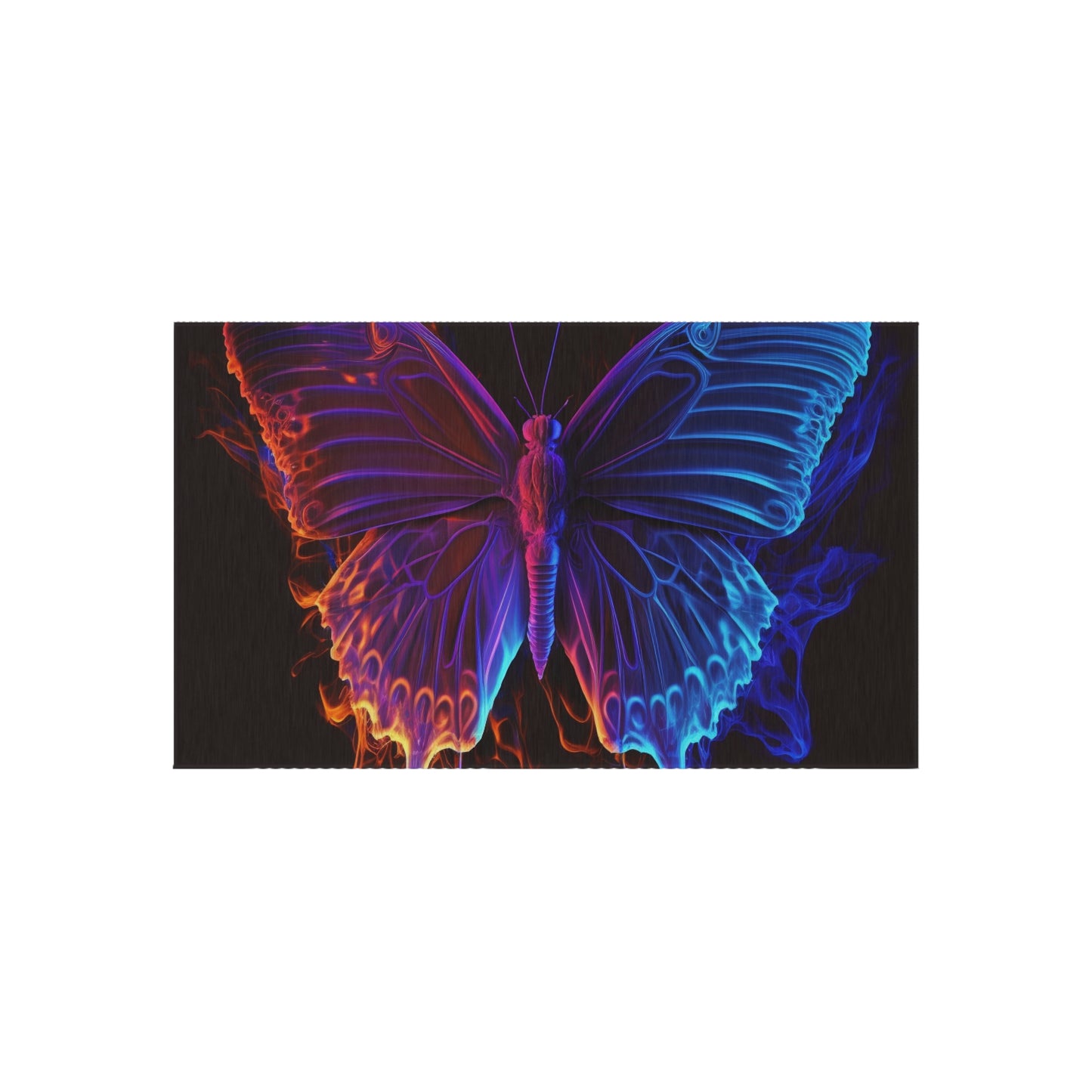 Outdoor Rug  Thermal Butterfly 1