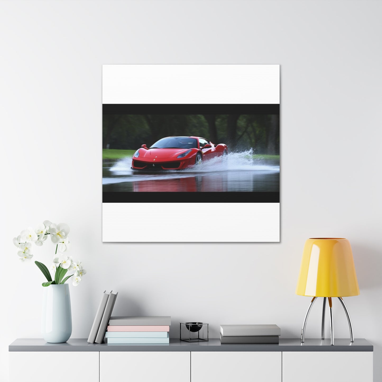 Canvas Gallery Wraps Water Ferrari Splash 2