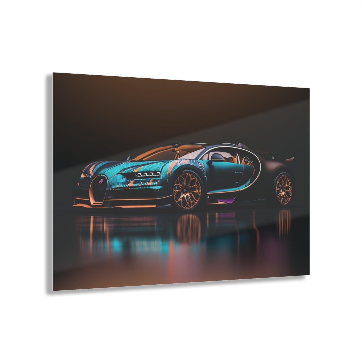 Acrylic Prints Bugatti Blue 2