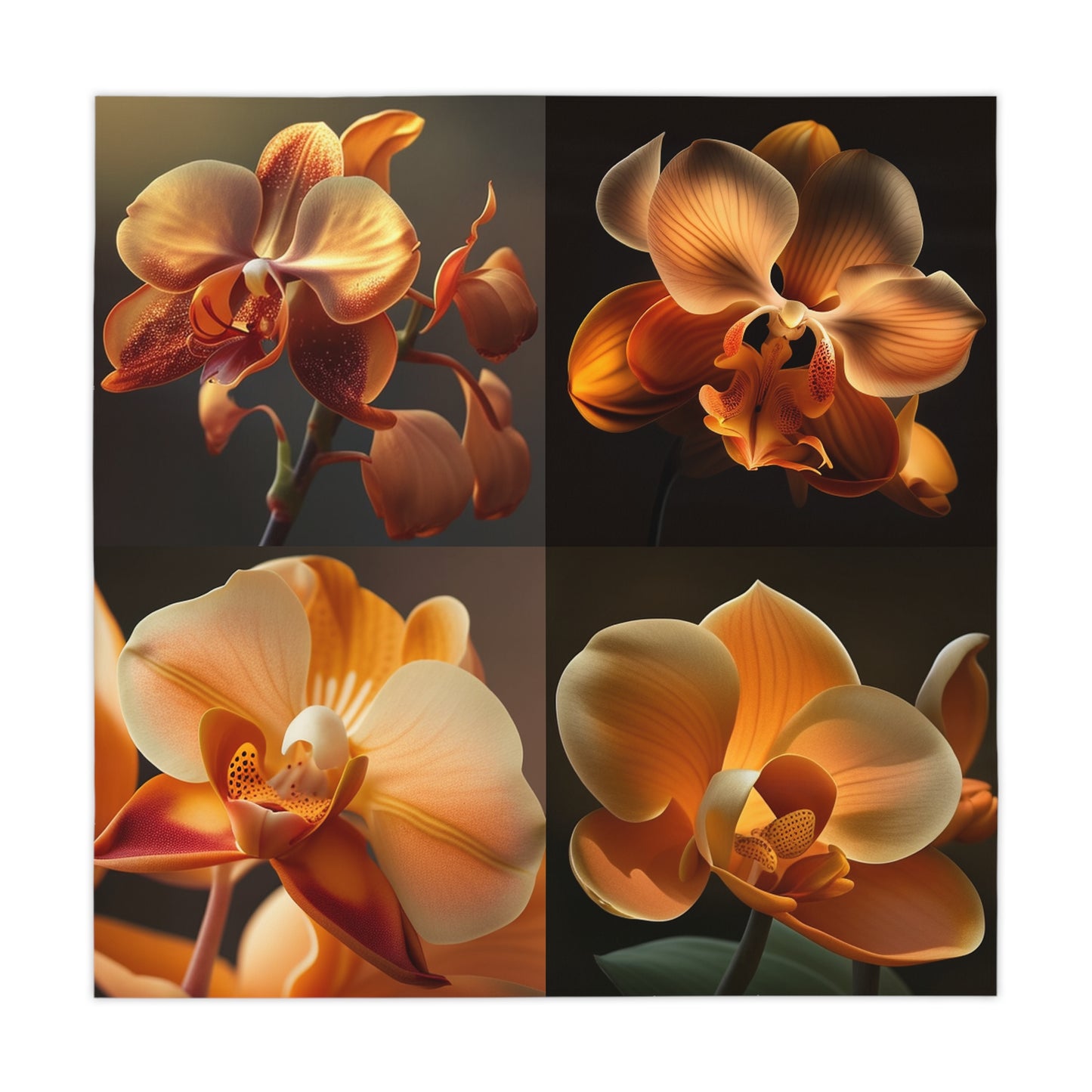 Tablecloth Orange Orchid 5