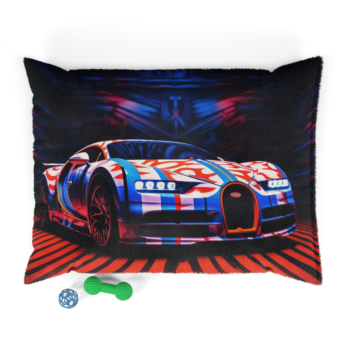 Pet Bed Macro Bugatti American Flag 1
