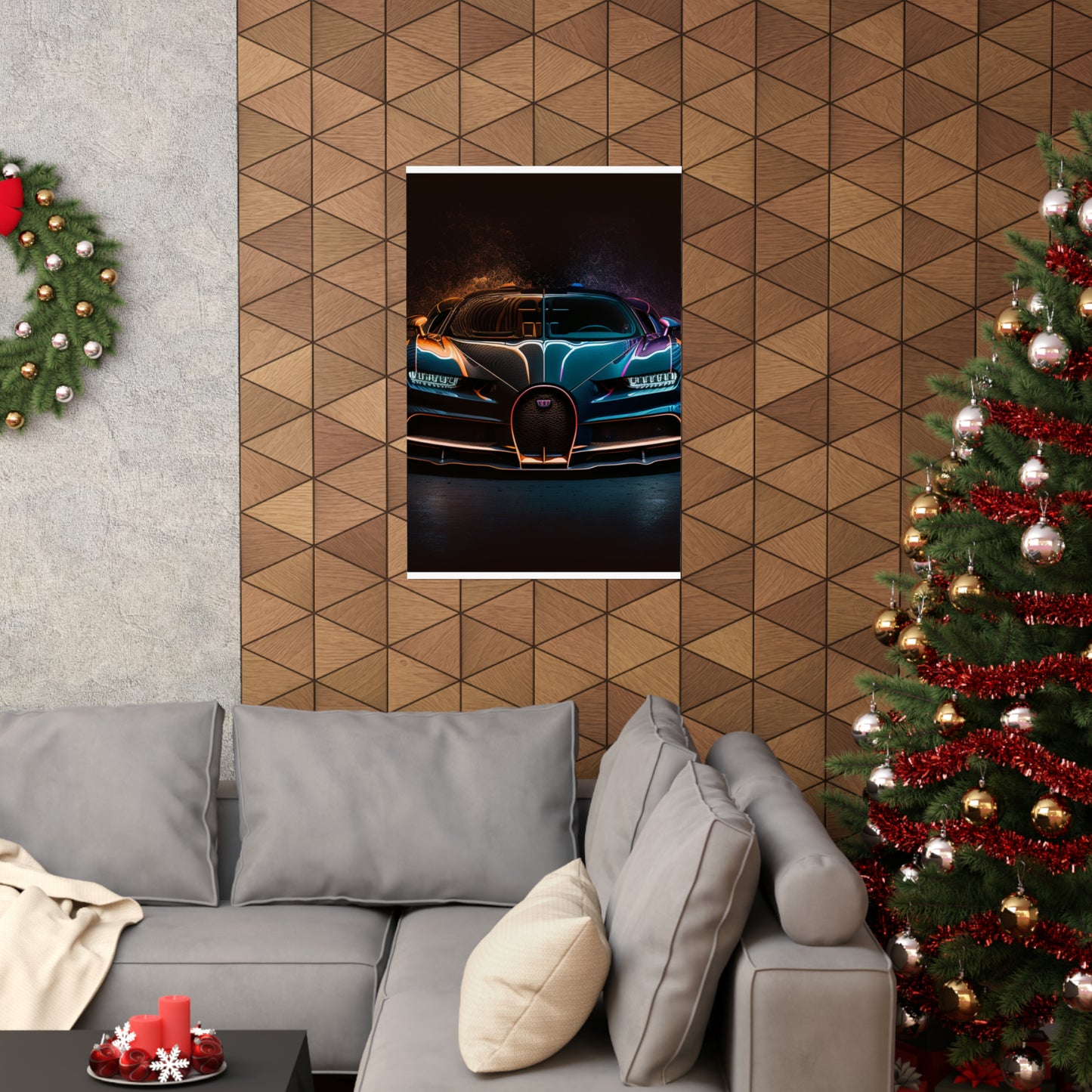 Premium Matte Vertical Posters Bugatti Chiron Super 3