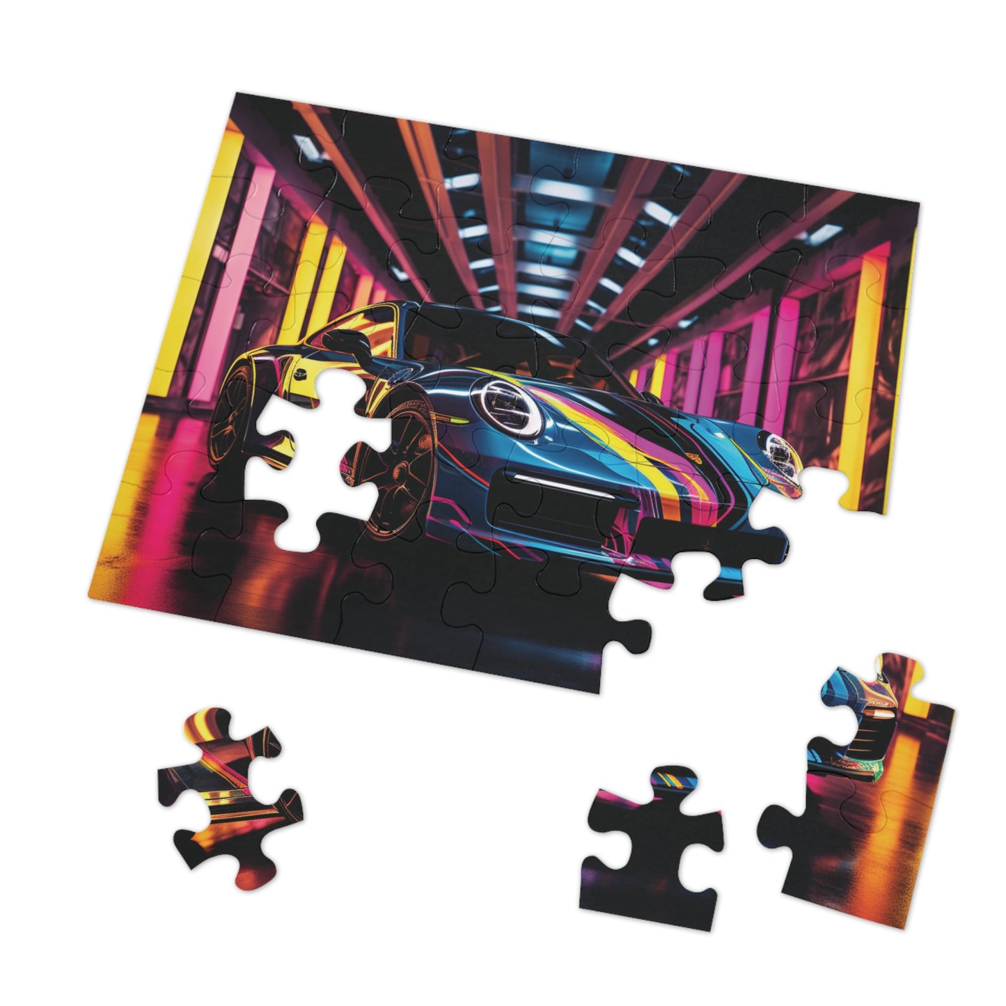 Jigsaw Puzzle (30, 110, 252, 500,1000-Piece) Macro Porsche 1