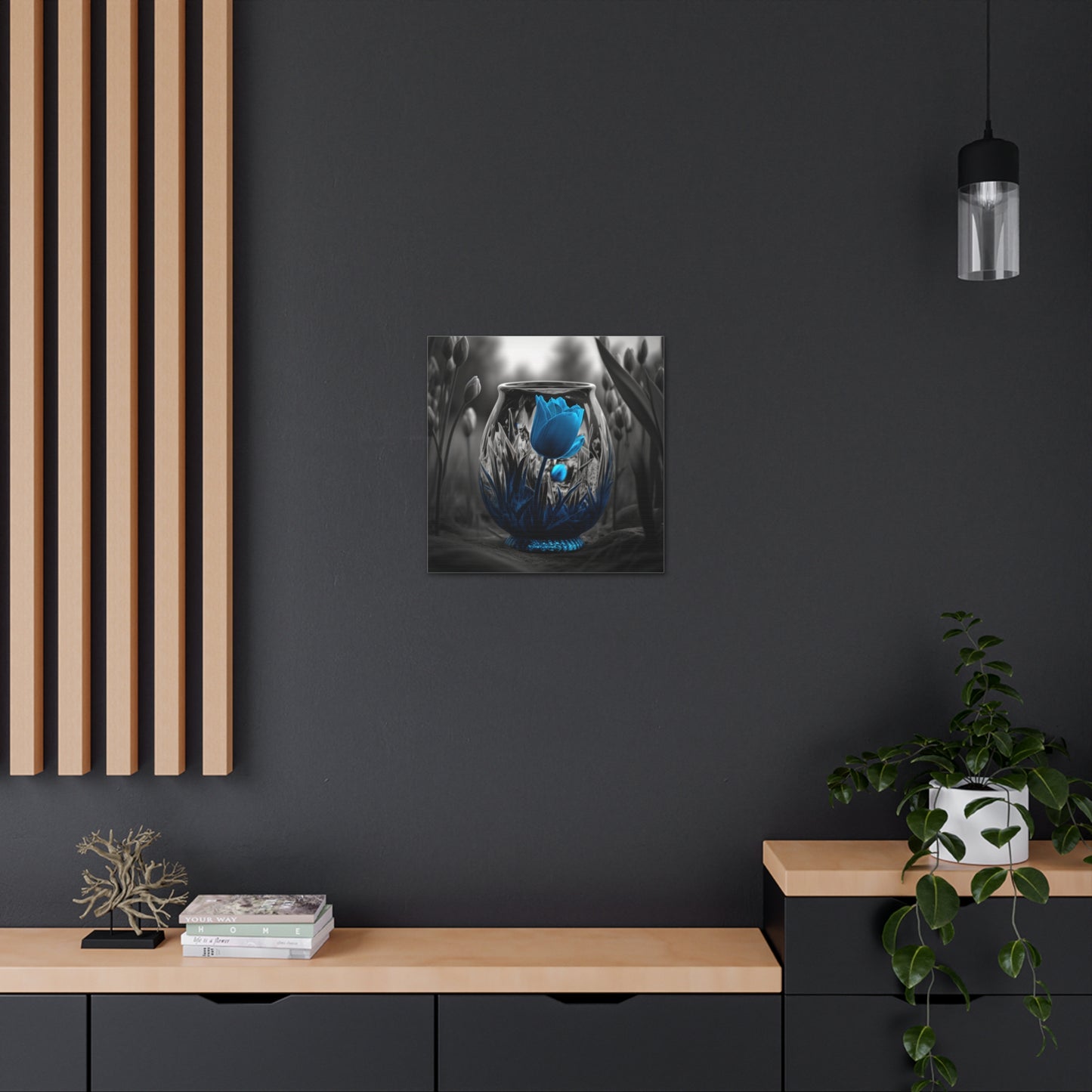 Canvas Gallery Wraps Tulip Blue 6