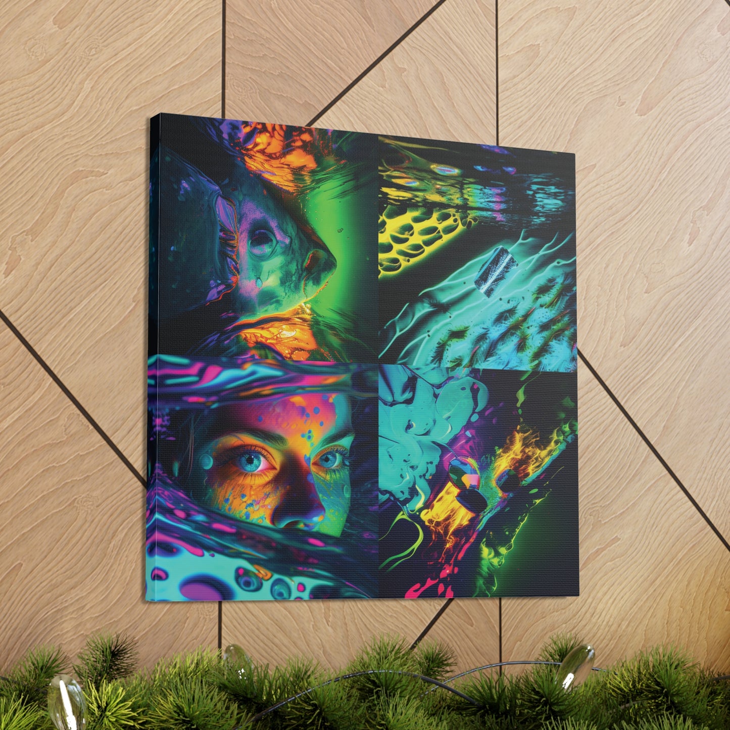 Canvas Gallery Wraps Florescent Glow 5