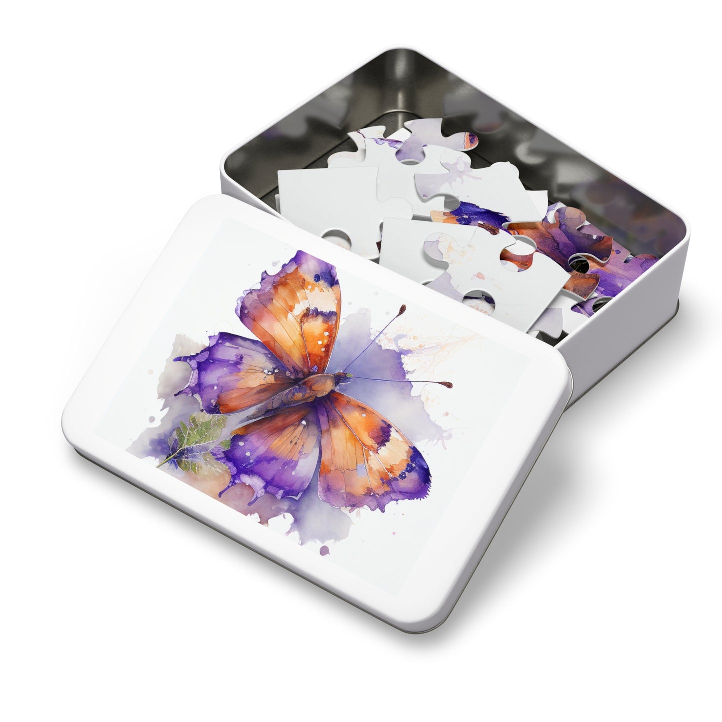 Jigsaw Puzzle (30, 110, 252, 500,1000-Piece) MerlinRose Watercolor Butterfly 2