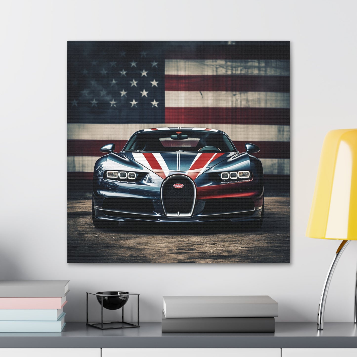 Canvas Gallery Wraps Bugatti Flag 2